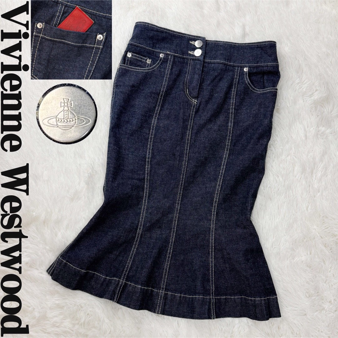 Vivienne Westwood Denim Mermaid Skirt