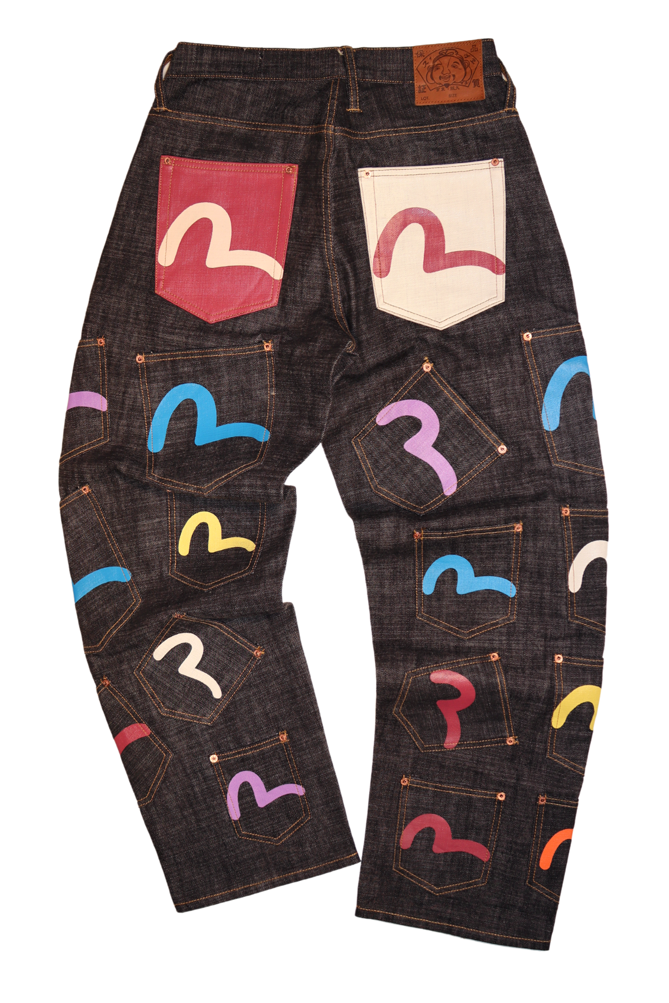Vintage Evisu Archival Multi-Color Pocket Denim Jean