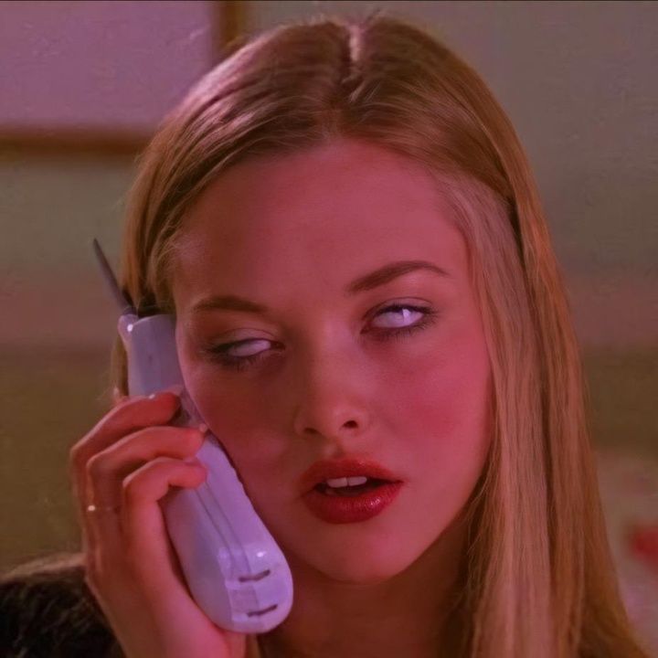 girl on the phone rolling eyes