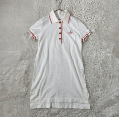 Vivienne Westwood Red Orb White Polo Dress