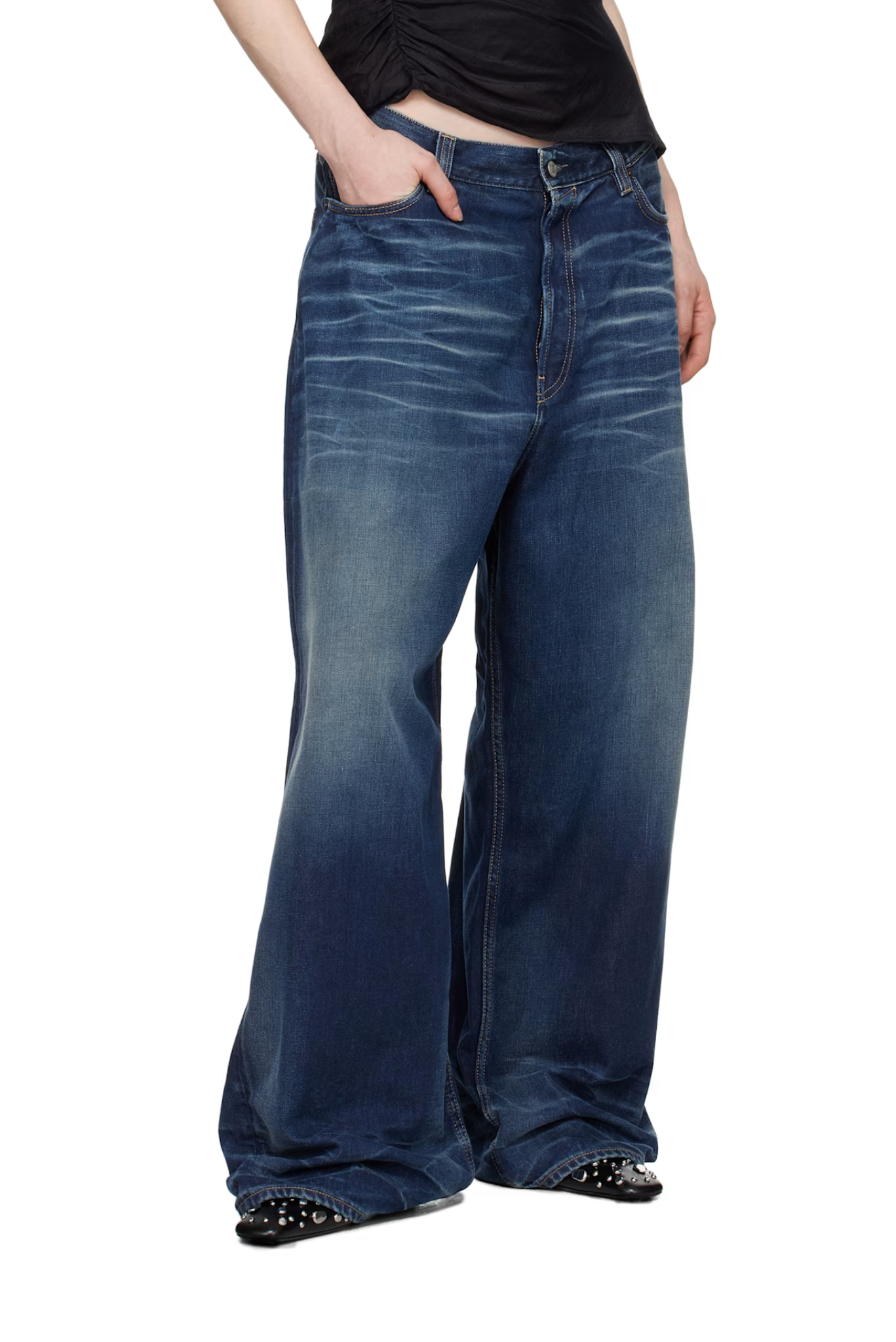 Acne Studios 2023F Loose Fit Jeans Baggy