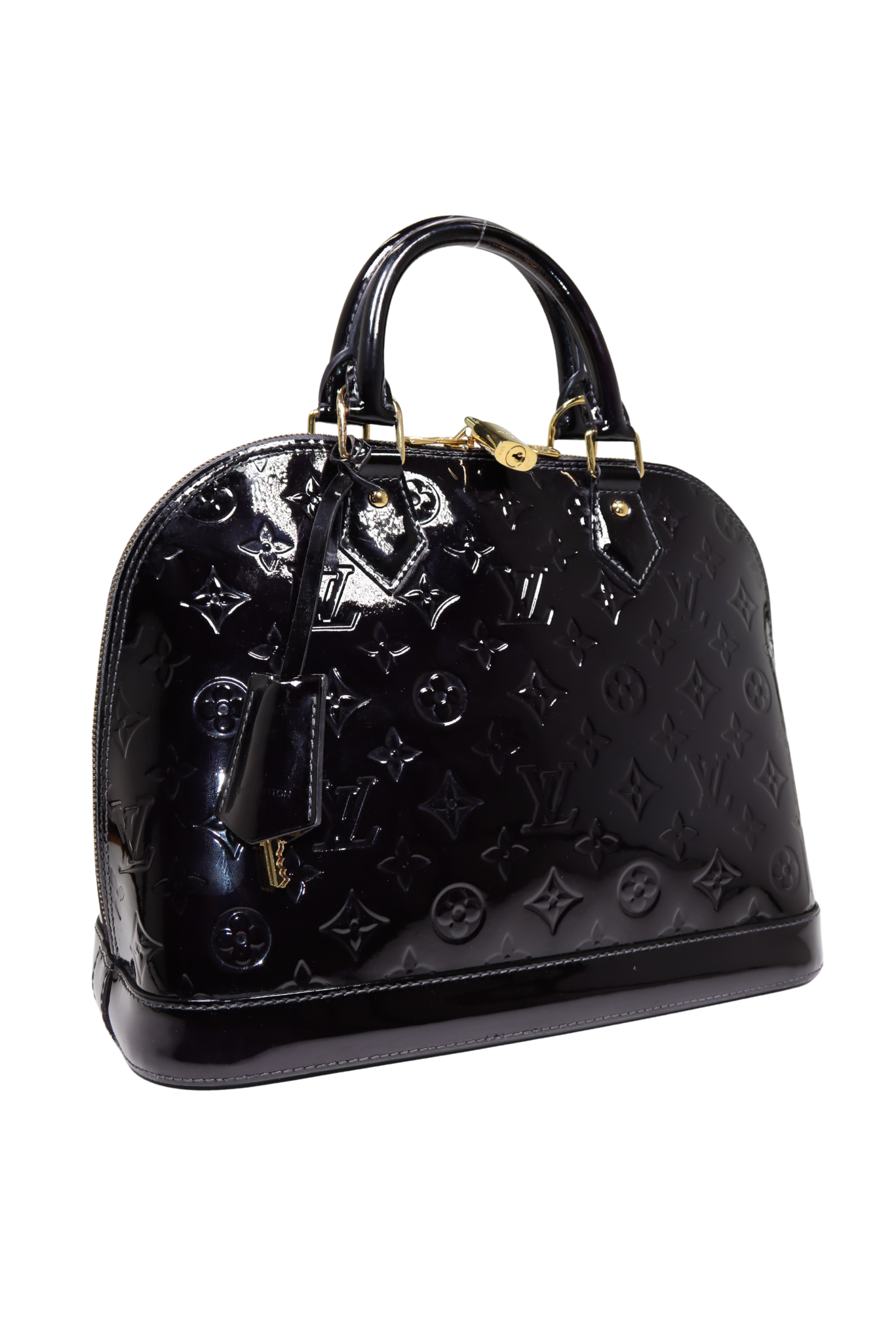 Louis Vuitton 2012 Monogrammed Monogram Vernis Alma PM Bag