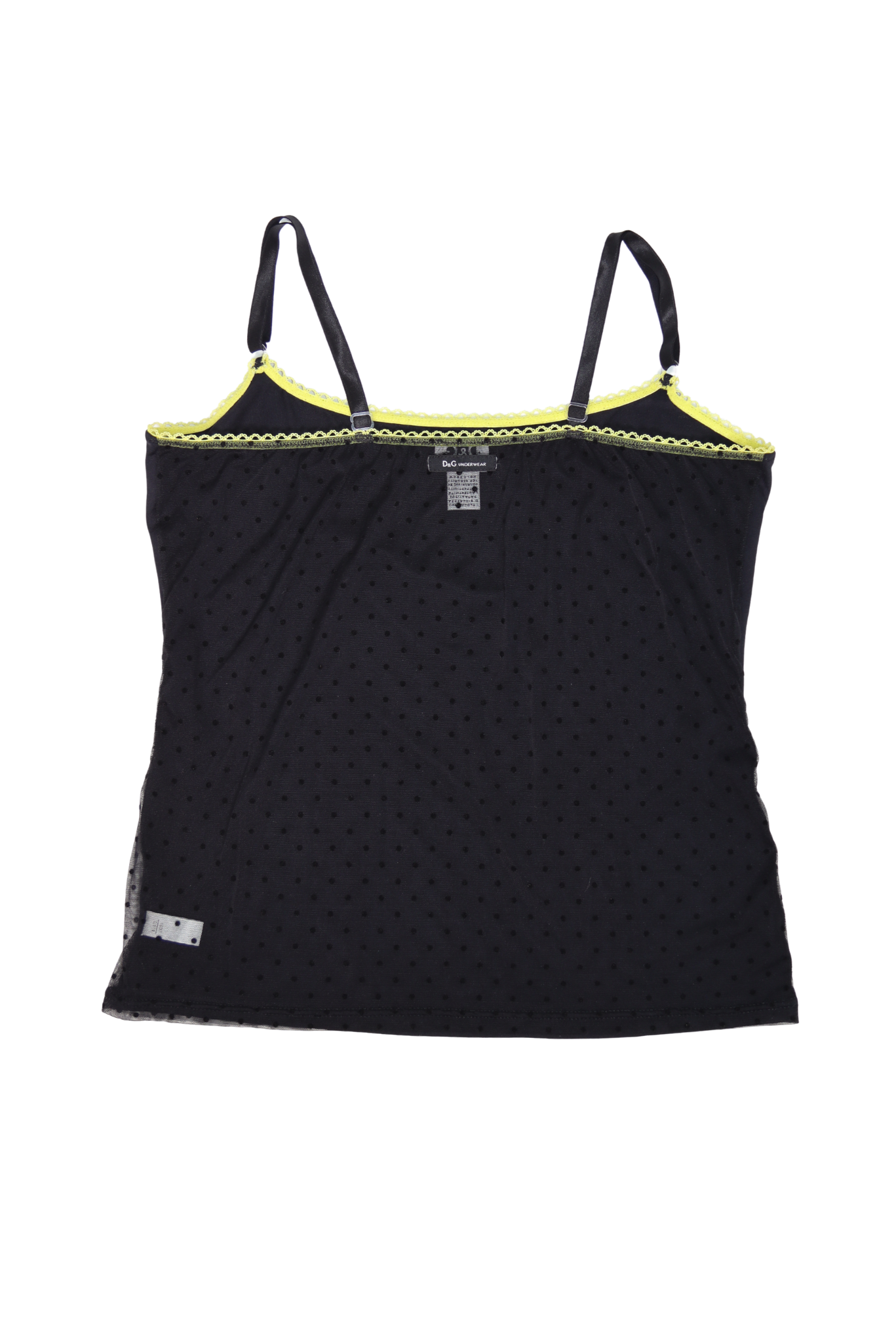 Vintage D&G “Propylene Vixen” Mesh Back Cami