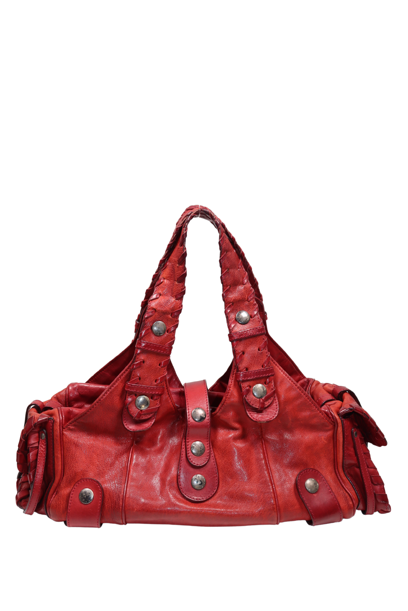 Vintage Chloe Silverado Calfskin Bag in Red