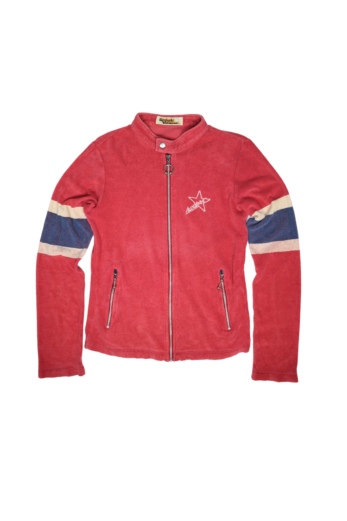 (Rare) 90s Hysteric Glamour Terry Cloth " HG STAR" Moto Jacket