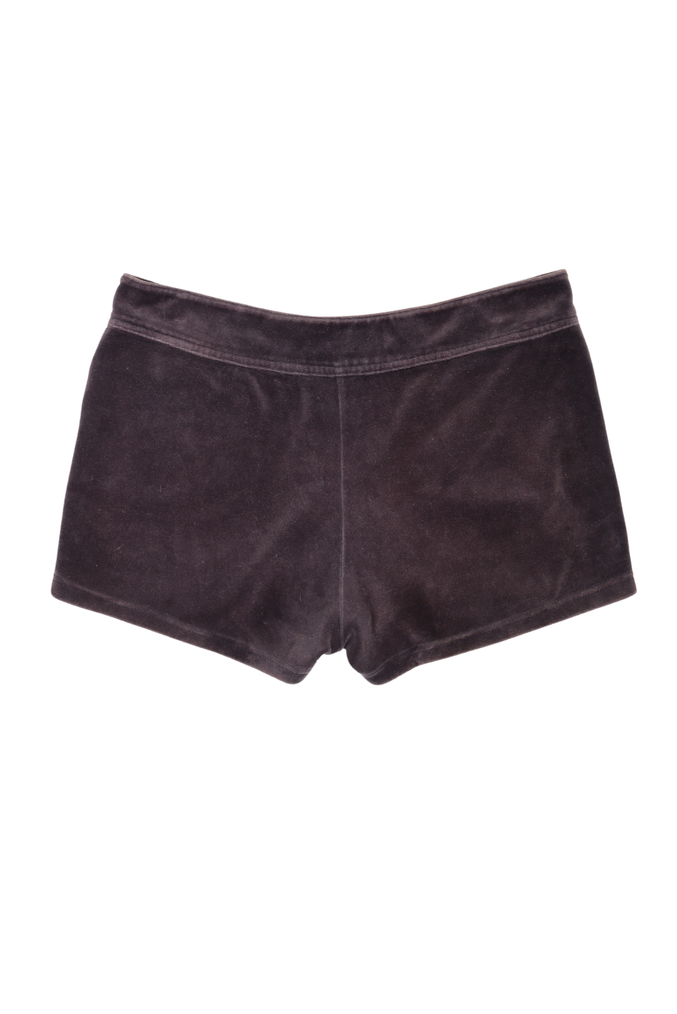 Hysteric Glamour Velour 1990s Rhinestone Logo Mirco Shorts