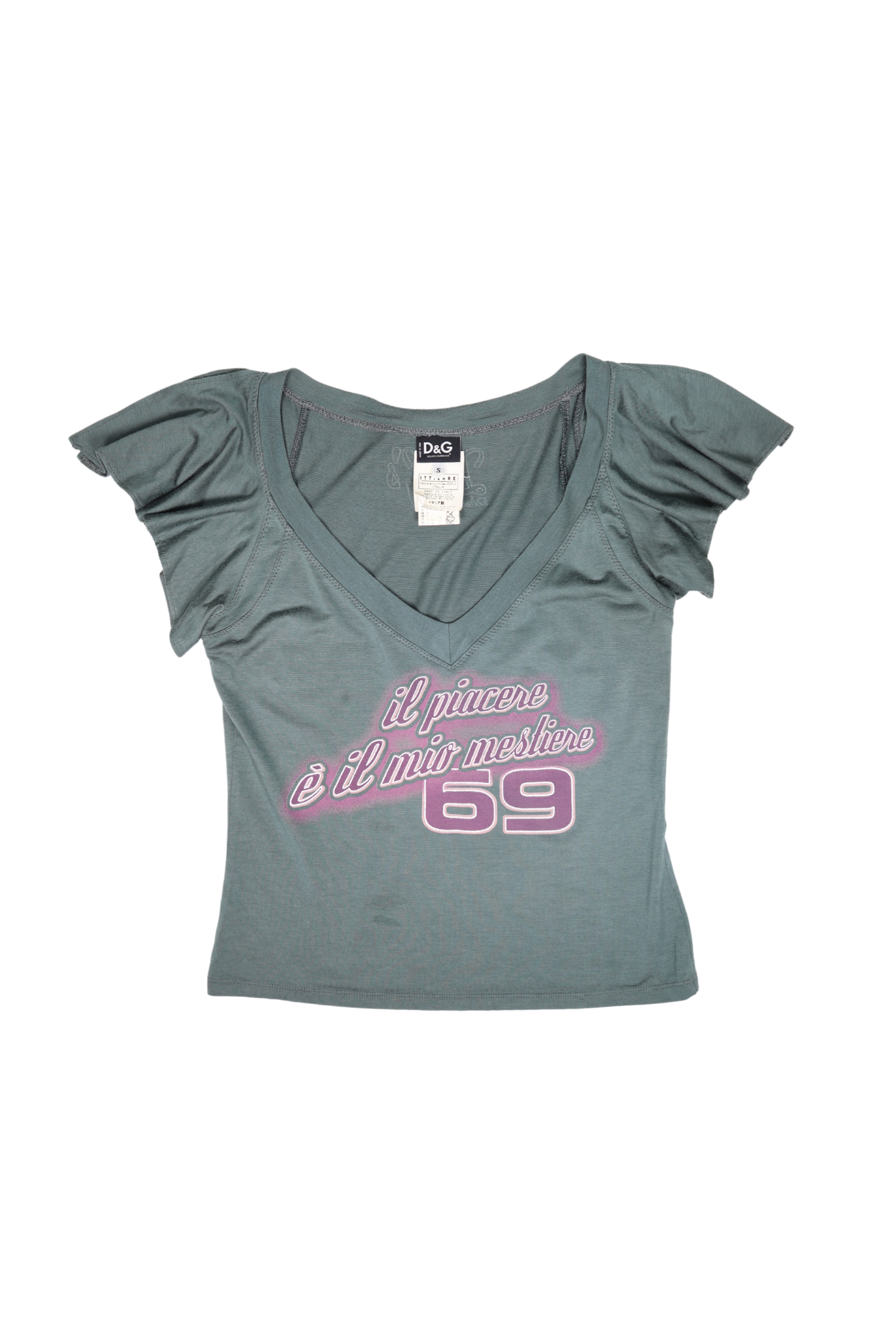 Vintage D&G "Il Piacere è Il Mio Mestiere 69" Shirt