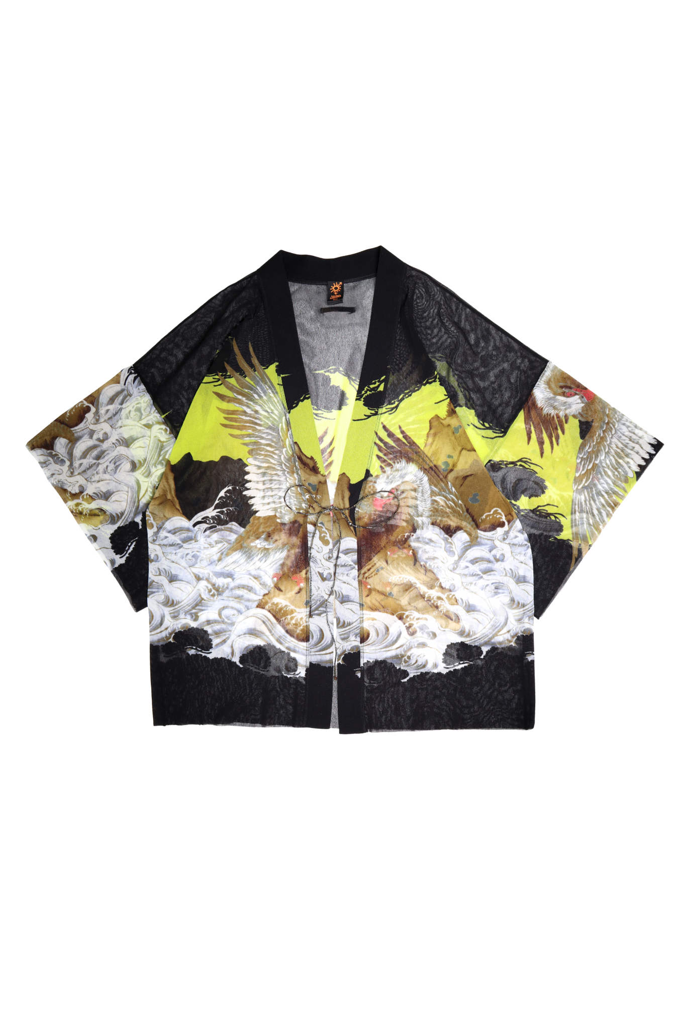 RARE Vintage Jean Paul Gaultier 1990s Mesh Eagle Kimono