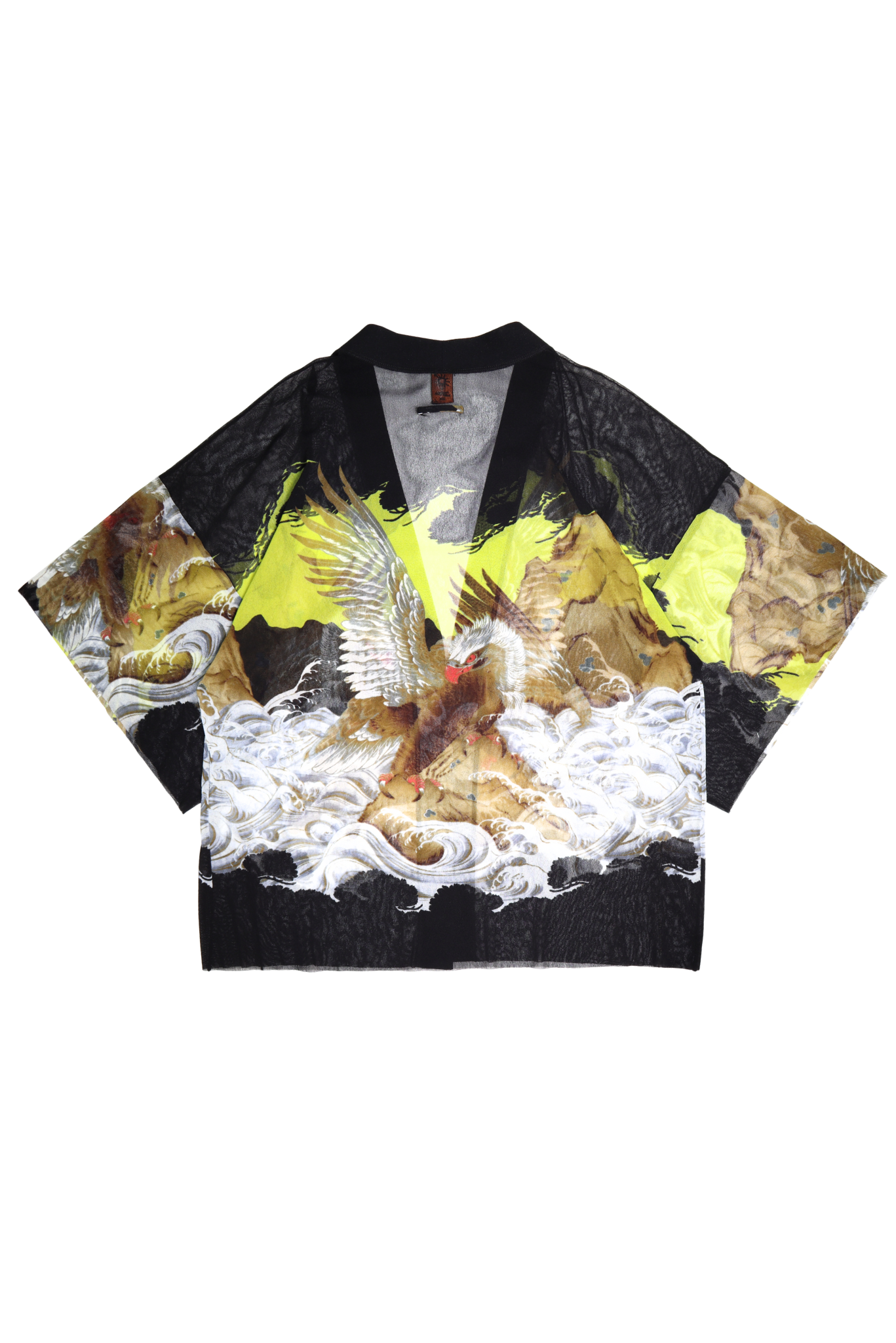 RARE Vintage Jean Paul Gaultier 1990s Mesh Eagle Kimono