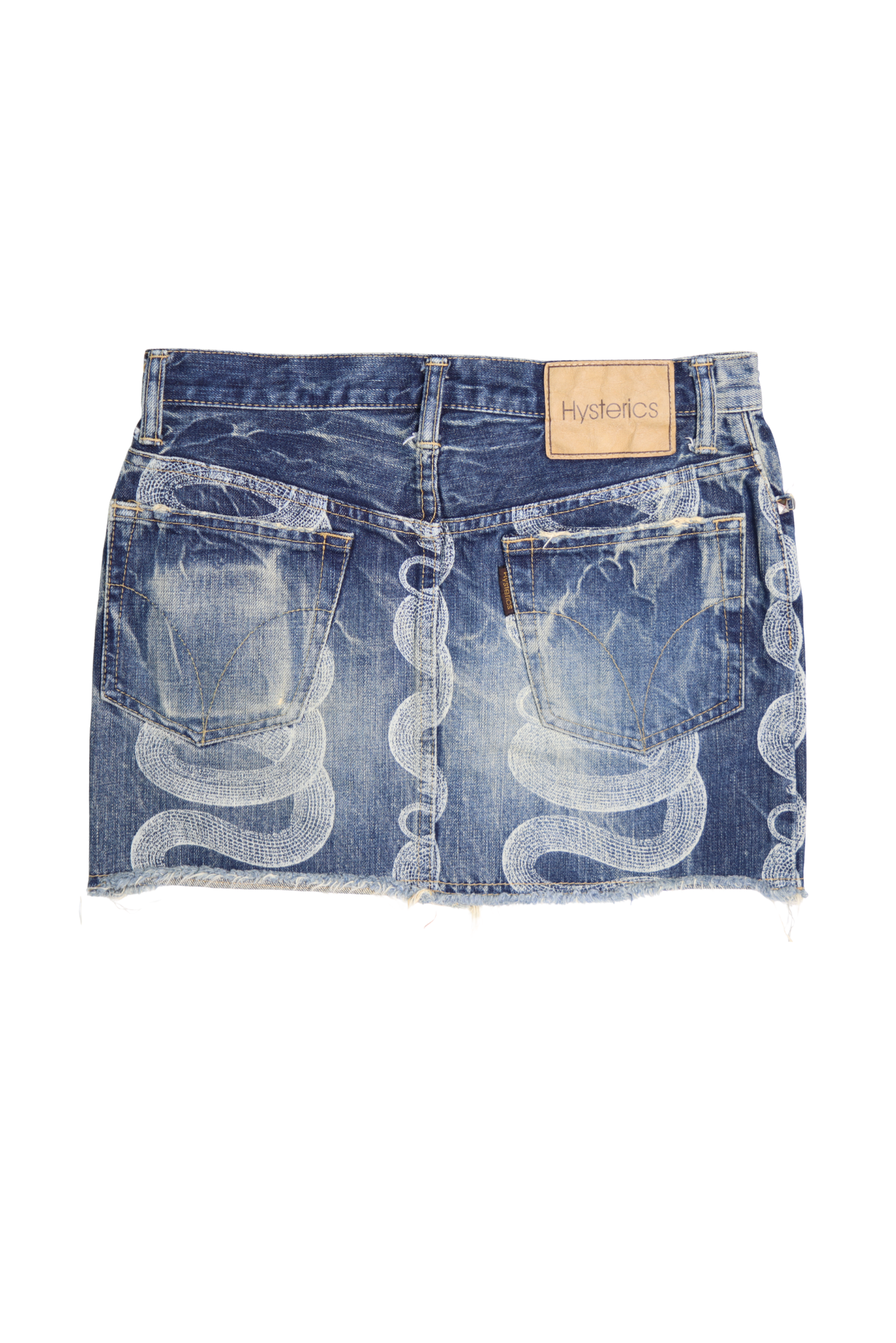 Iconic Hysteric Glamour Snake Print mini Skirt