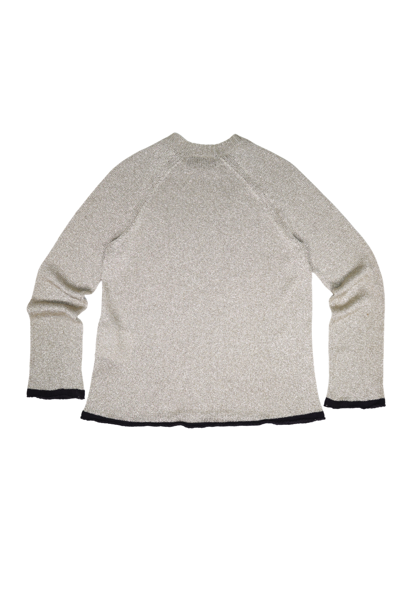 Tricot Comme Des Garcons "Hurry Up & Slow Down" Gold Sweater