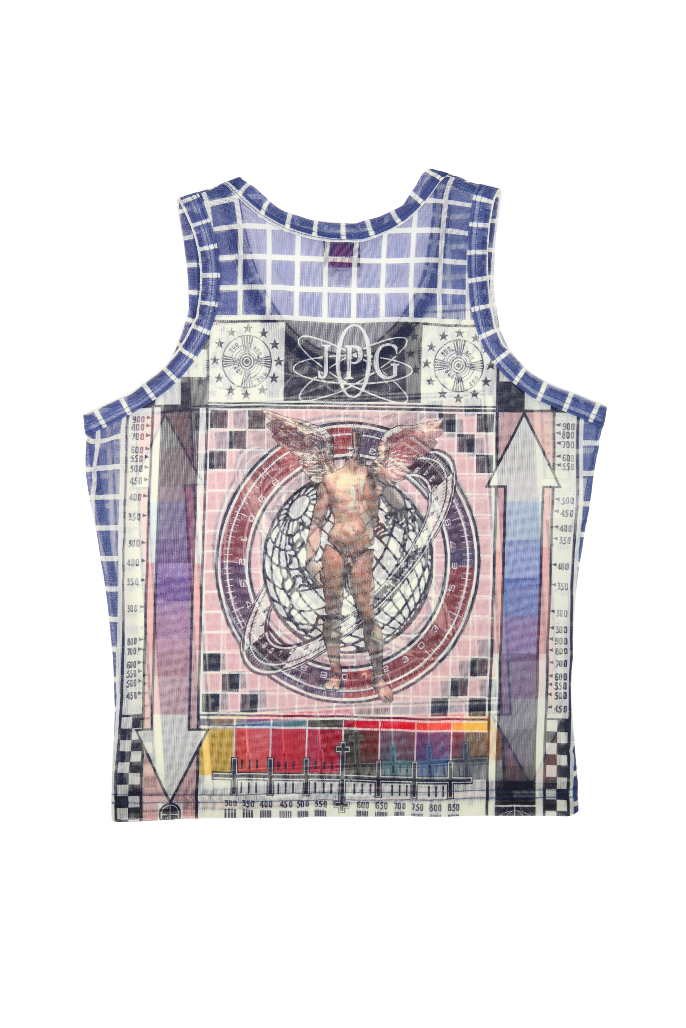 RARE JPG Paris Powernet Mesh Statue of David