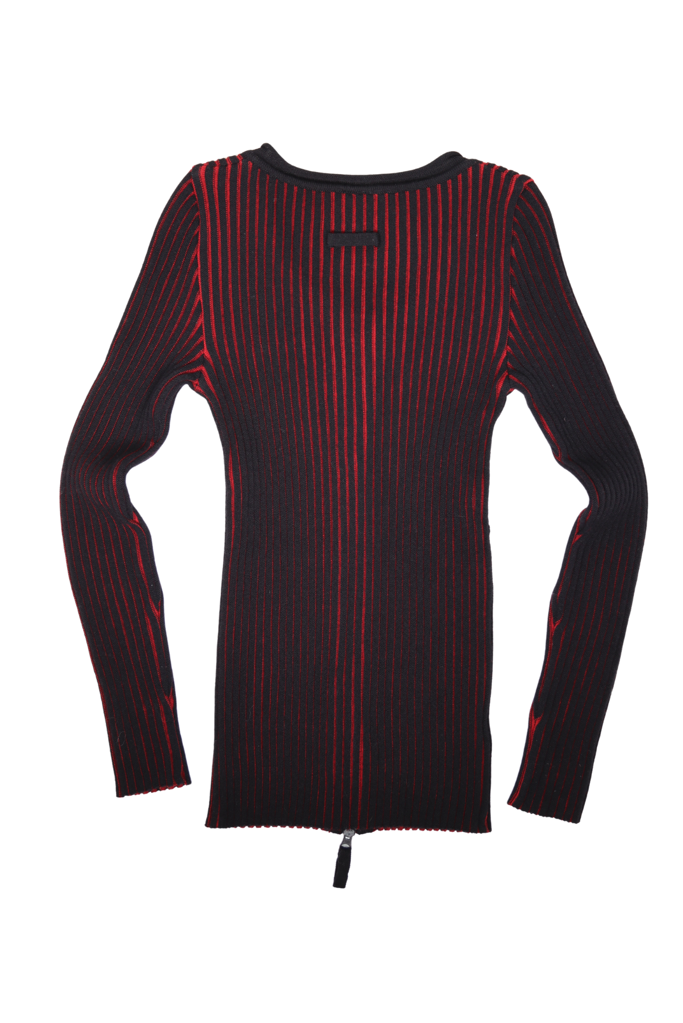 Vintage Jean Paul Gaultier Ribbed Knit Zip Cardigan