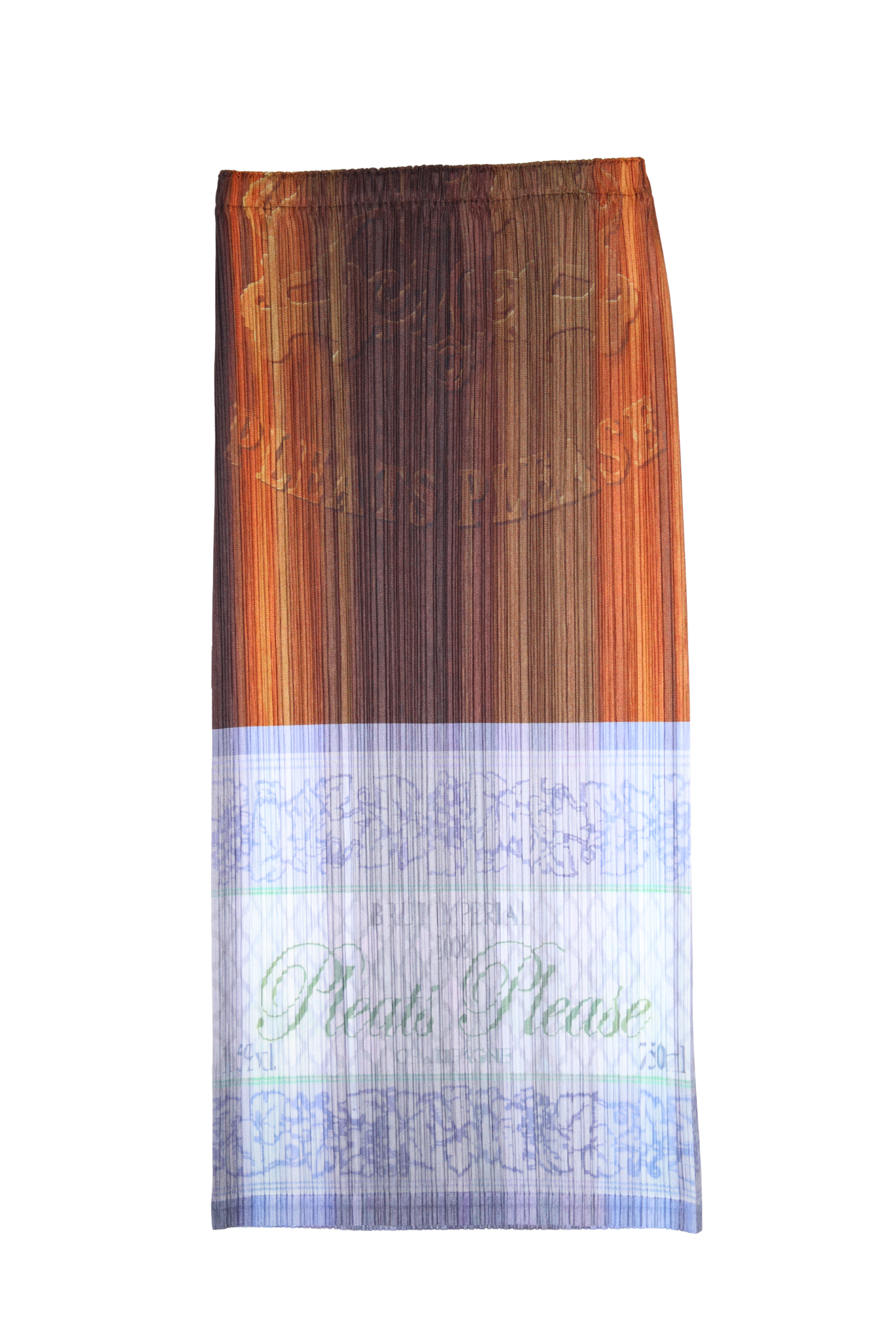 Issey Miyake Pleats Please Champagne Bottle Pleated Skirt