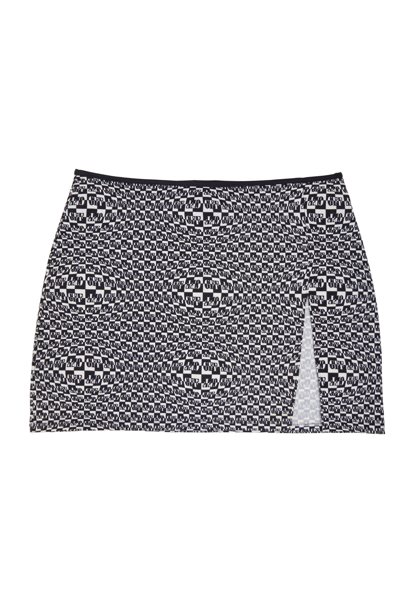 RARE Gianfranco Ferre Optic Logo Print Halter & Skirt Set