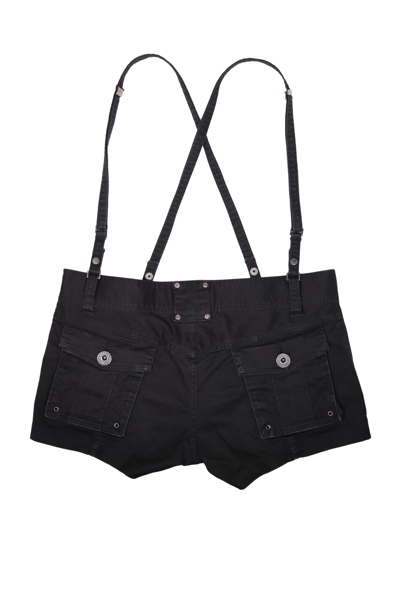 RARE Hysteric Glamour Black Mini Short Suspender Straps
