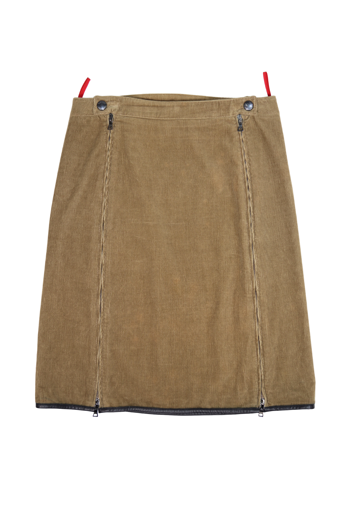 Vintage Prada Sport Linea Rossa Corduroy Midi Skirt