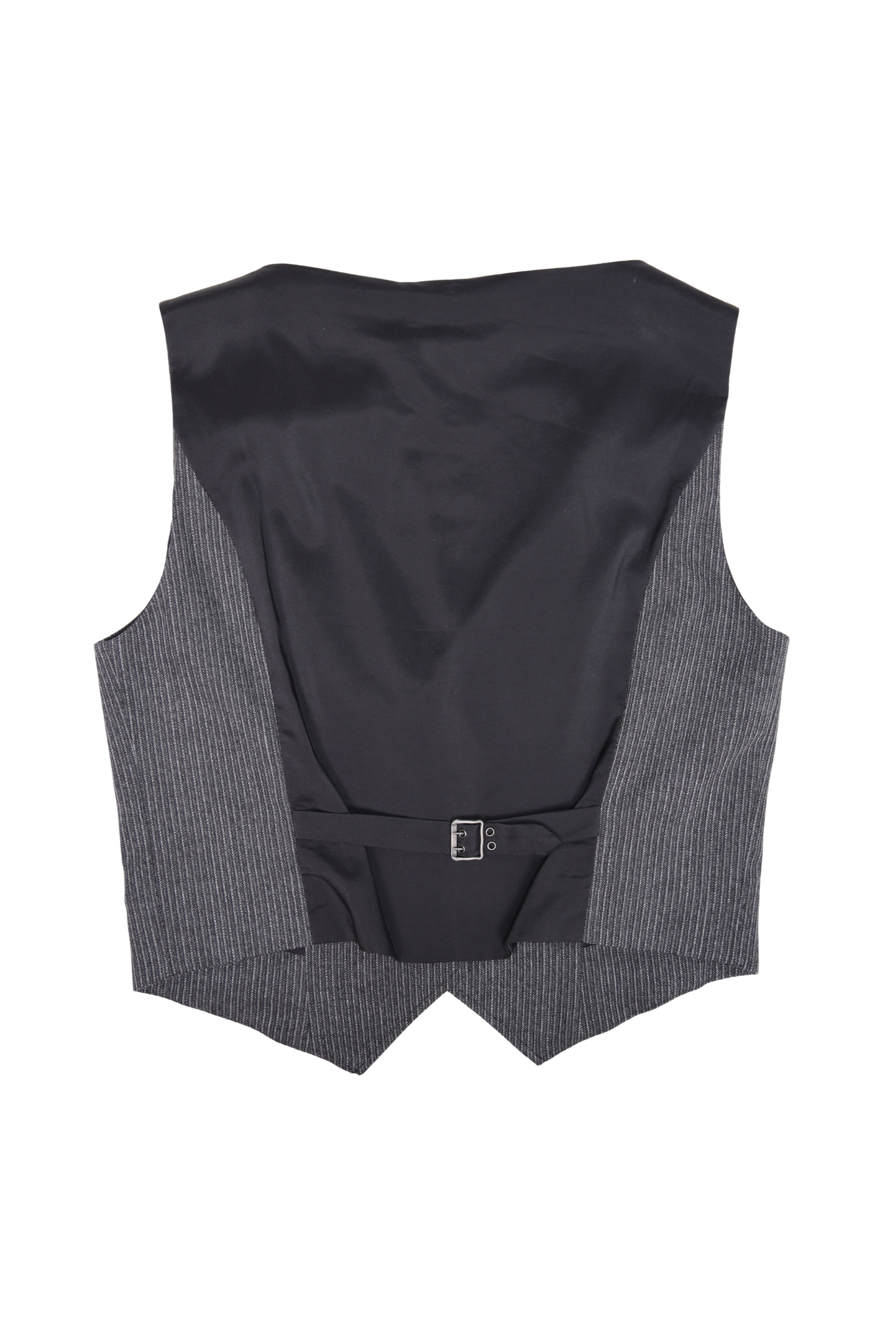 John Galliano Pinstripe Grey Waistcoat Vest