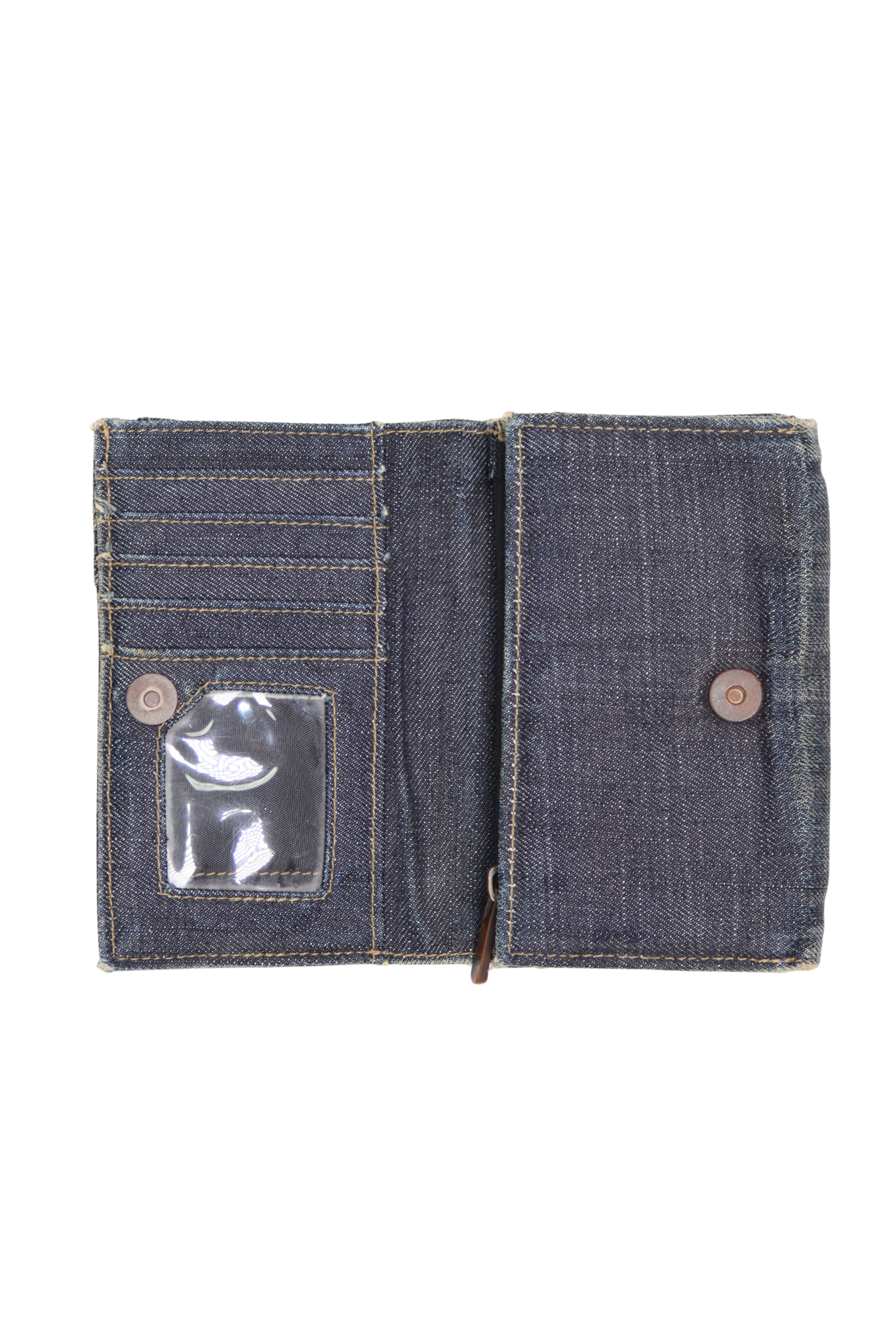 RARE 2000’s Archival Evisu Denim Bi-Fold Wallet