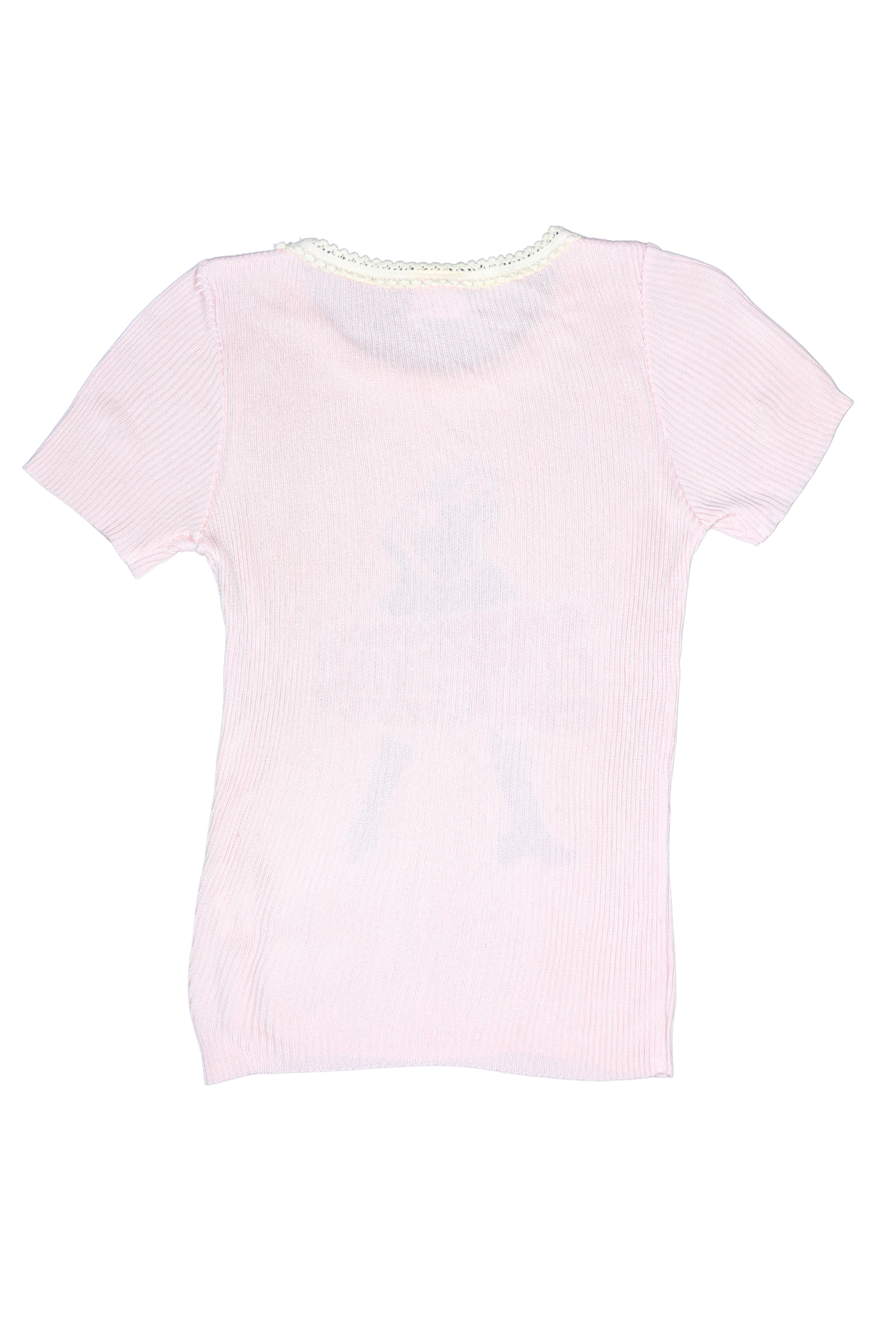 RARE Hysteric Glamour Ribbed Pink Vixen Girl Tee
