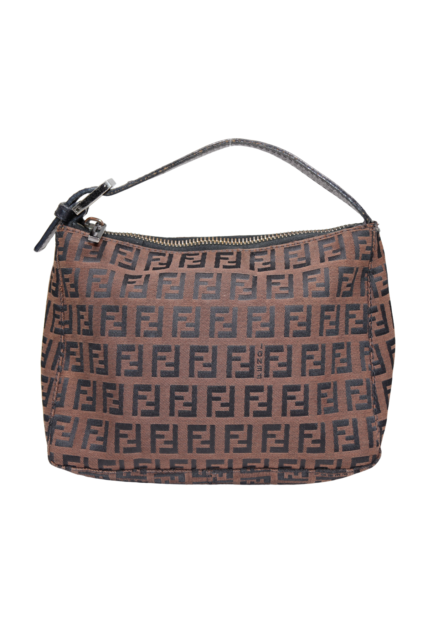 Vintage Fendi Mini Brown Monogram Shoulder Bag