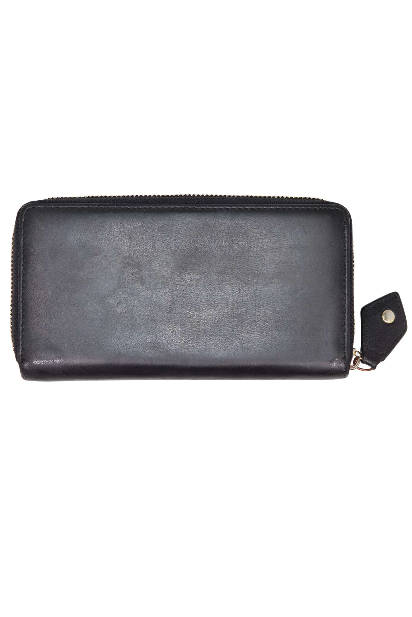 Vivienne Westwood Embossed Orb Black Leather Wallet