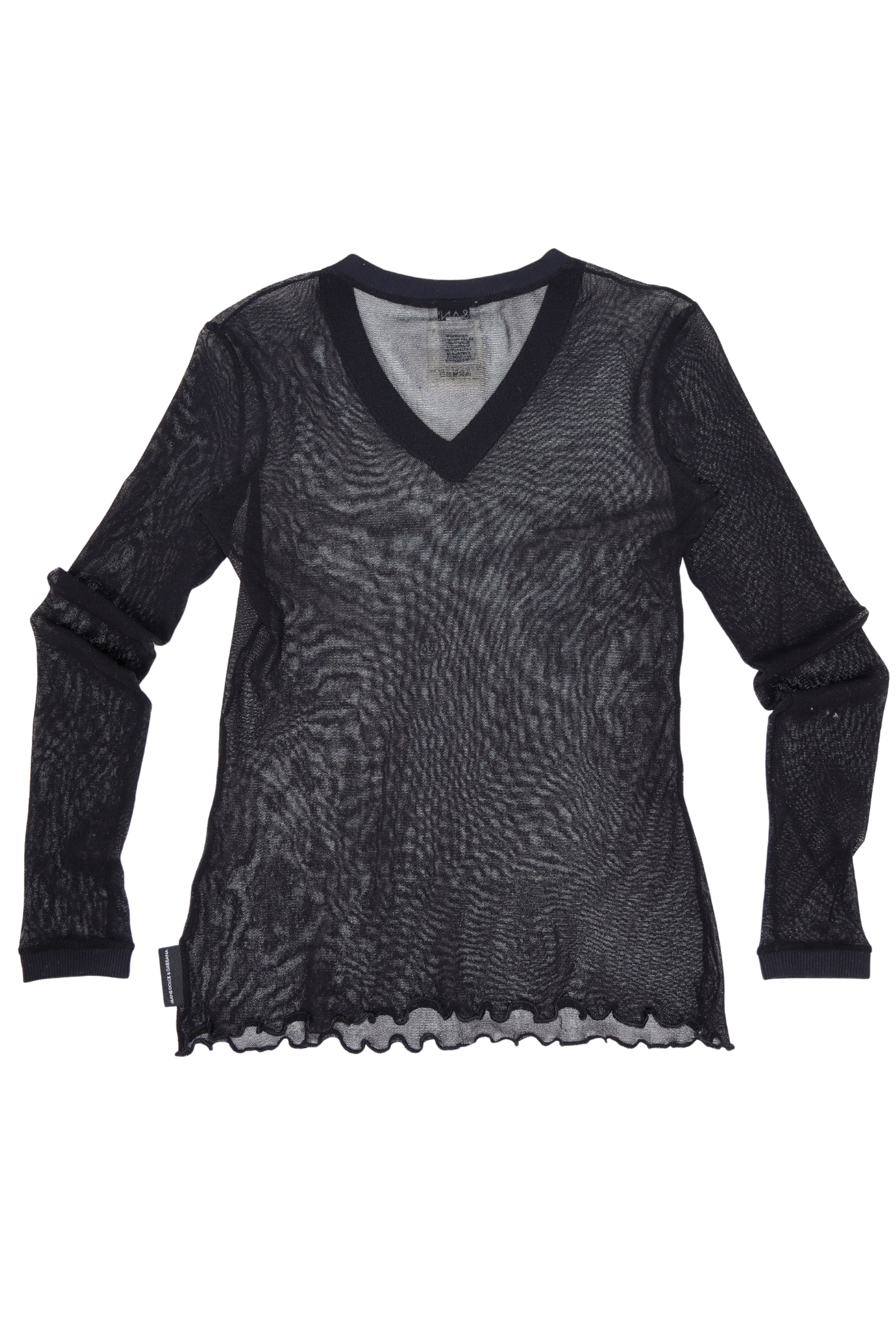RARE SS1998 Dolce & Gabbana 1990s Virgin Mary Mesh Shirt