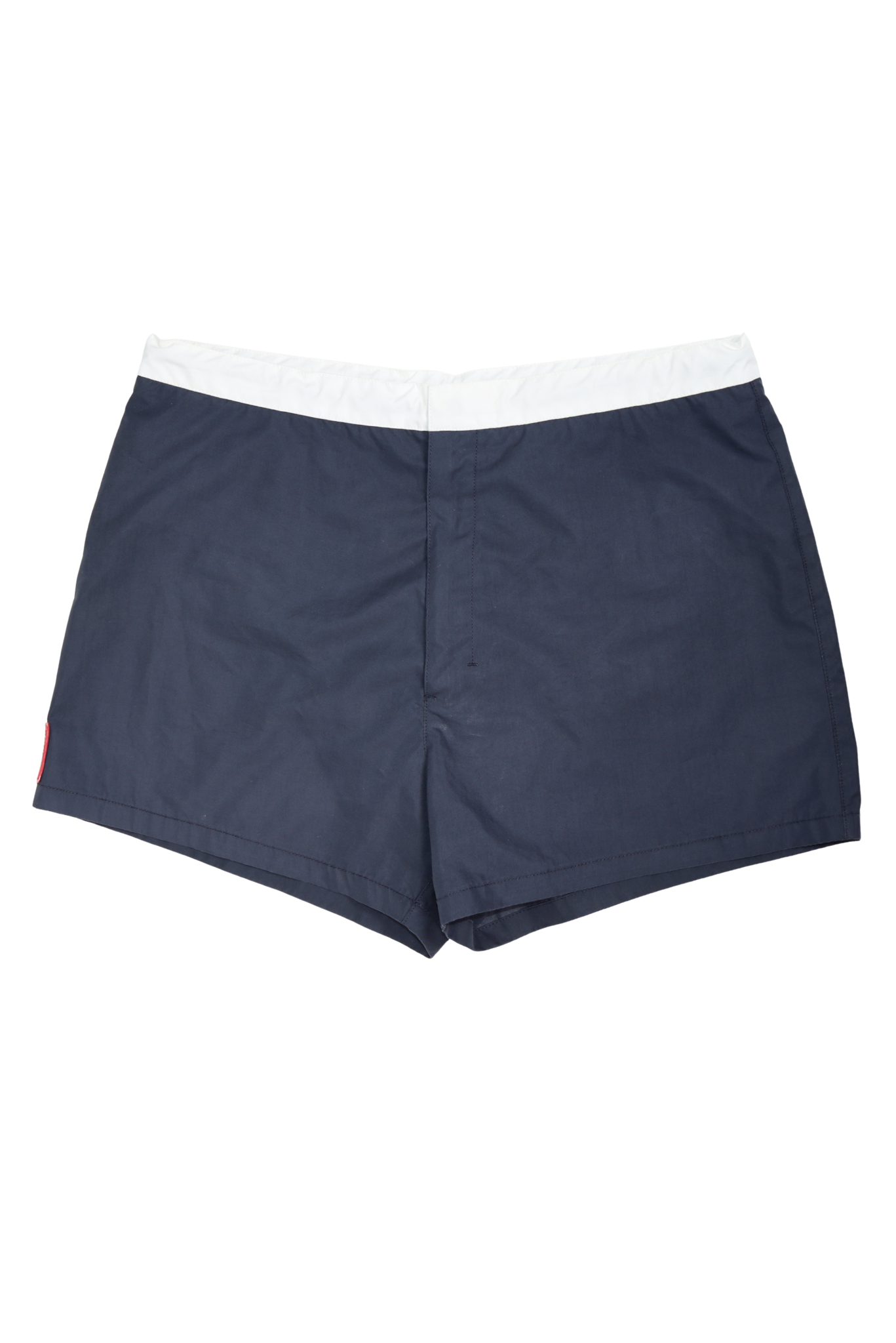 Vintage Prada Navy Blue Nylon Shorts