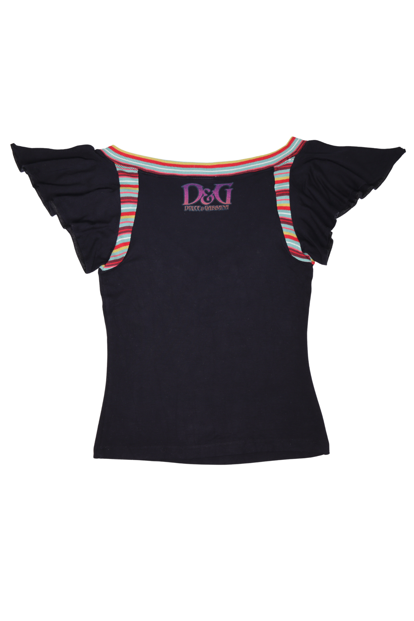 Rare D&G “Sexology Lessons” V-Neck Graphic Tee