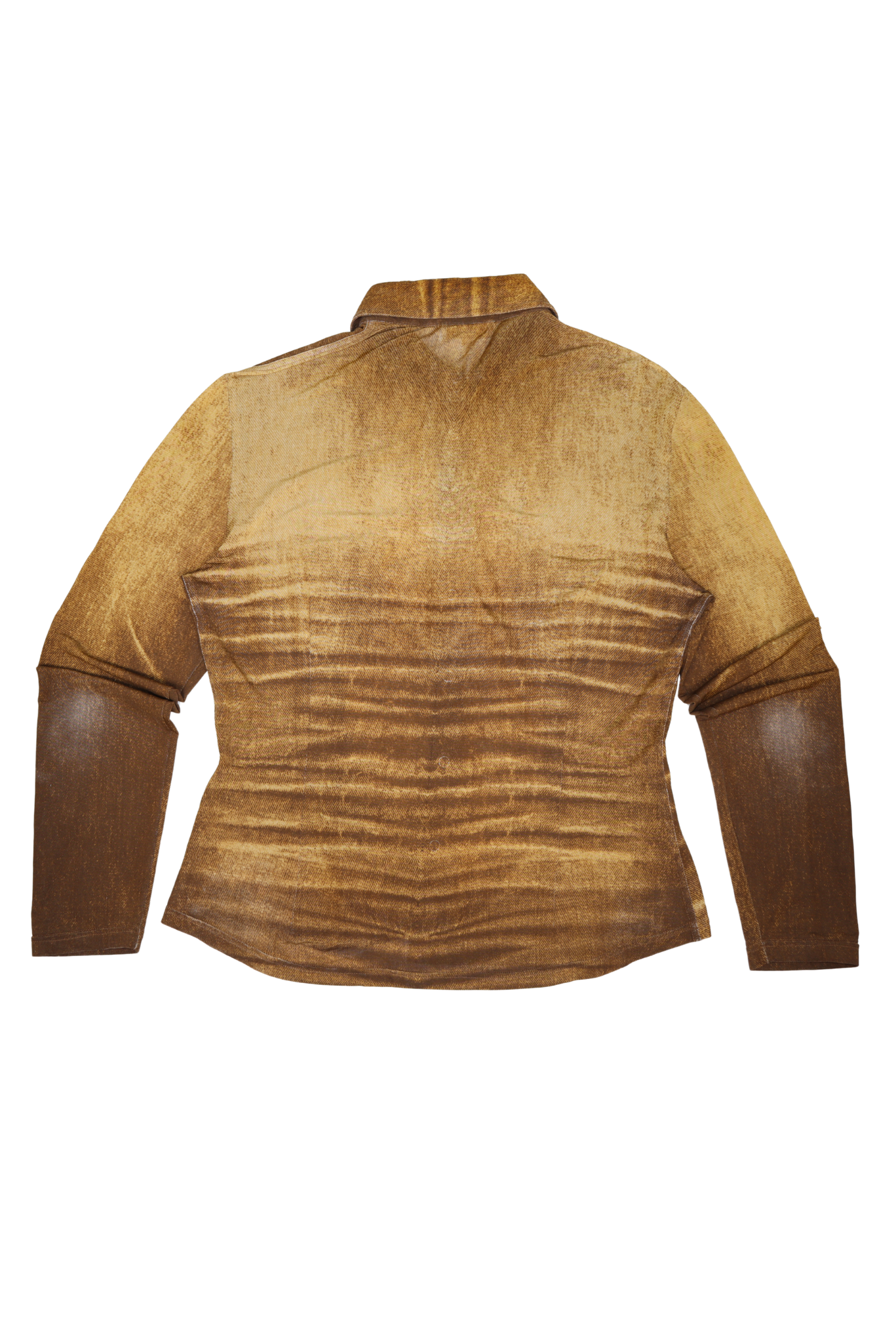 Roberto Cavalli SS2004 Overprint Button Up Shirt