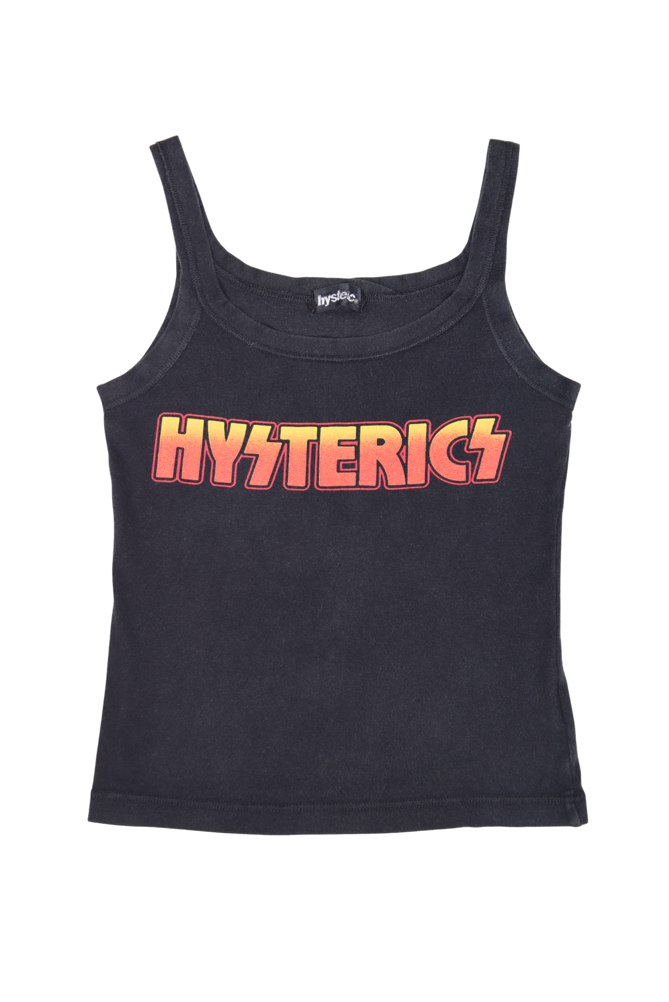 Vintage Hysteric Glamour Kiss Logo Black Tank Top