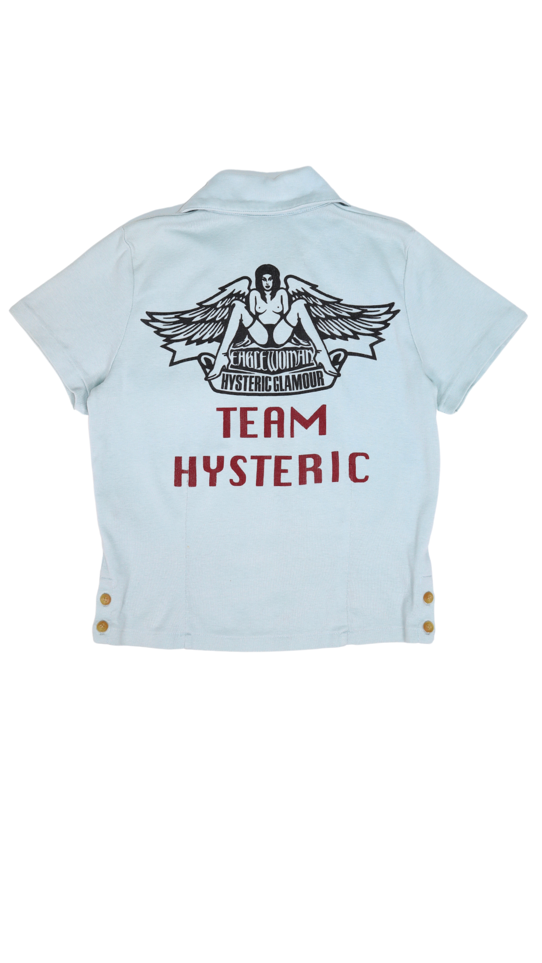 Vintage HYSTERIC GLAMOUR "TEAM" Button Up Skirt