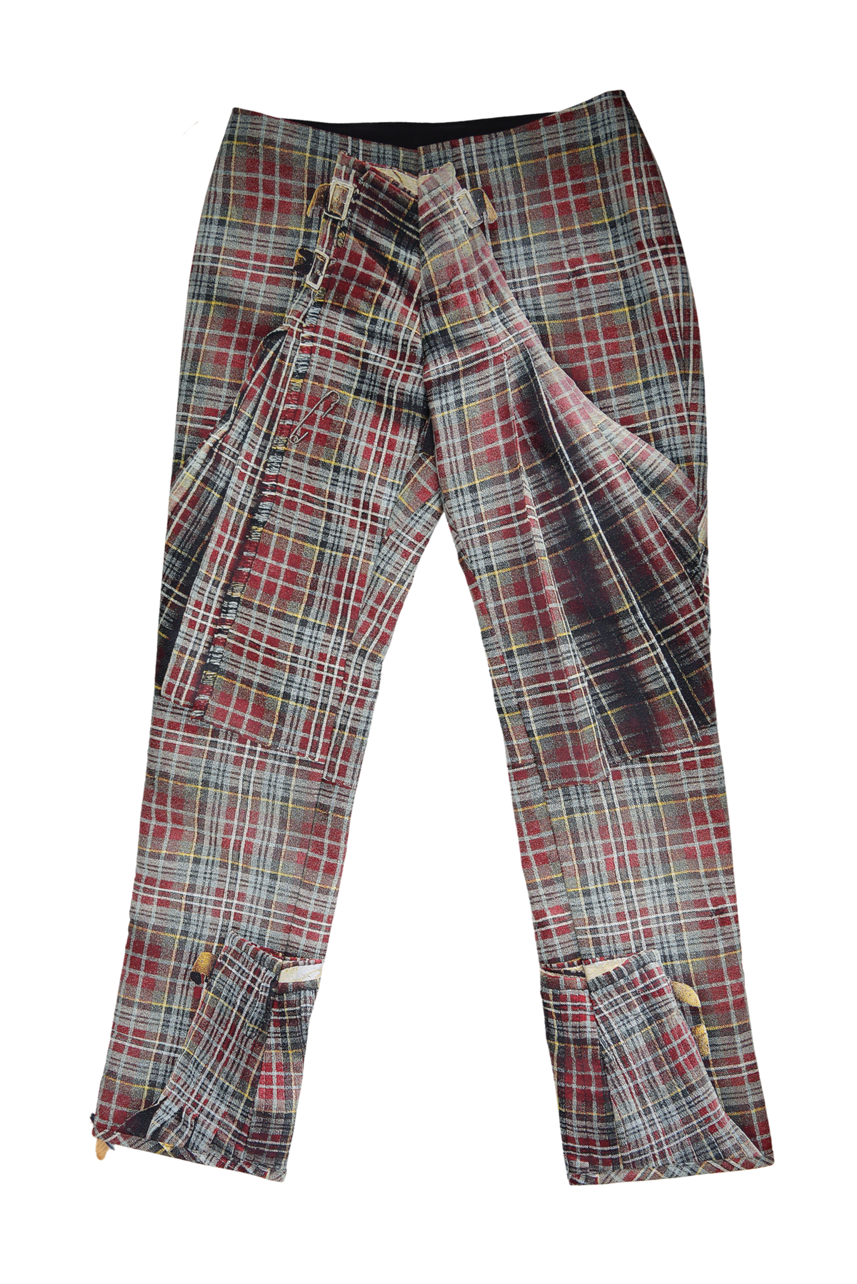 Rare Jean Paul Gaultier Jacquard Tartan Kilt Pants