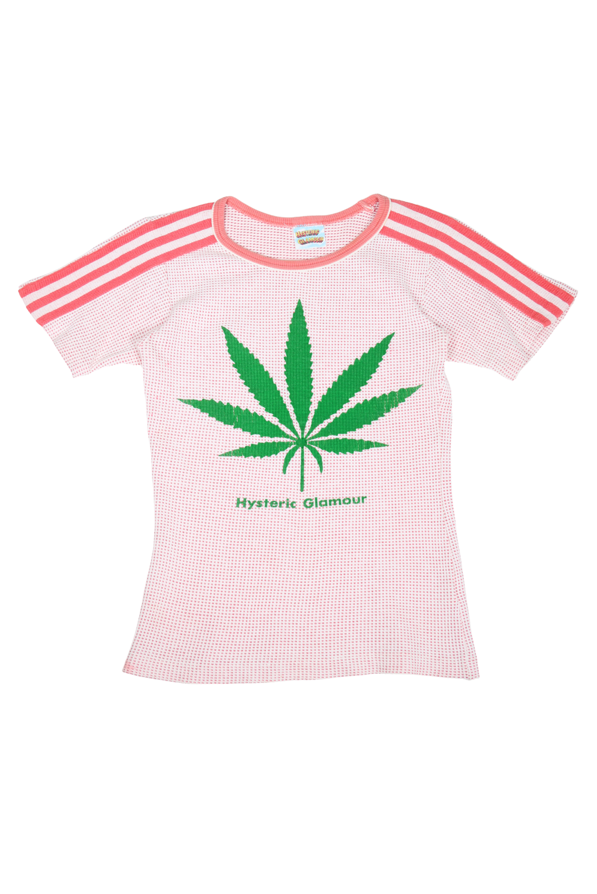 Rare Vintage HYSTERIC GLAMOUR Marijuana Waffle Top