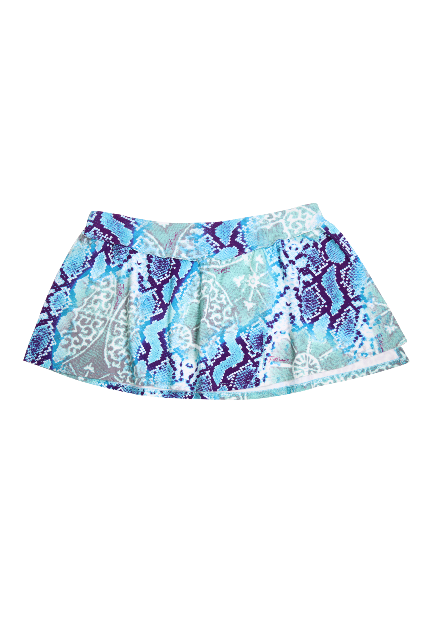 Vintage Just Cavalli beachwear Snake Print Mirco Mini
