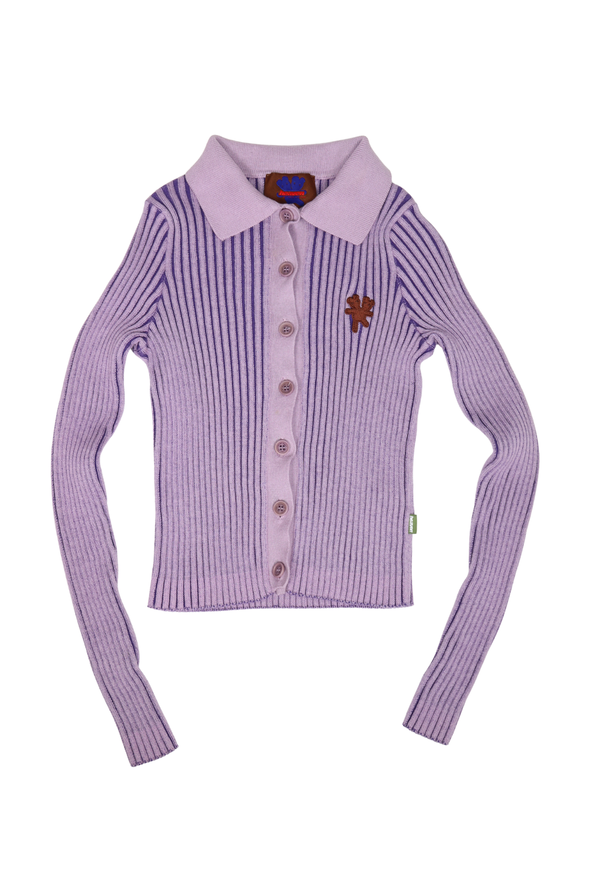 Heaven by Marc Jacob Lavender Ribbed Cardigan