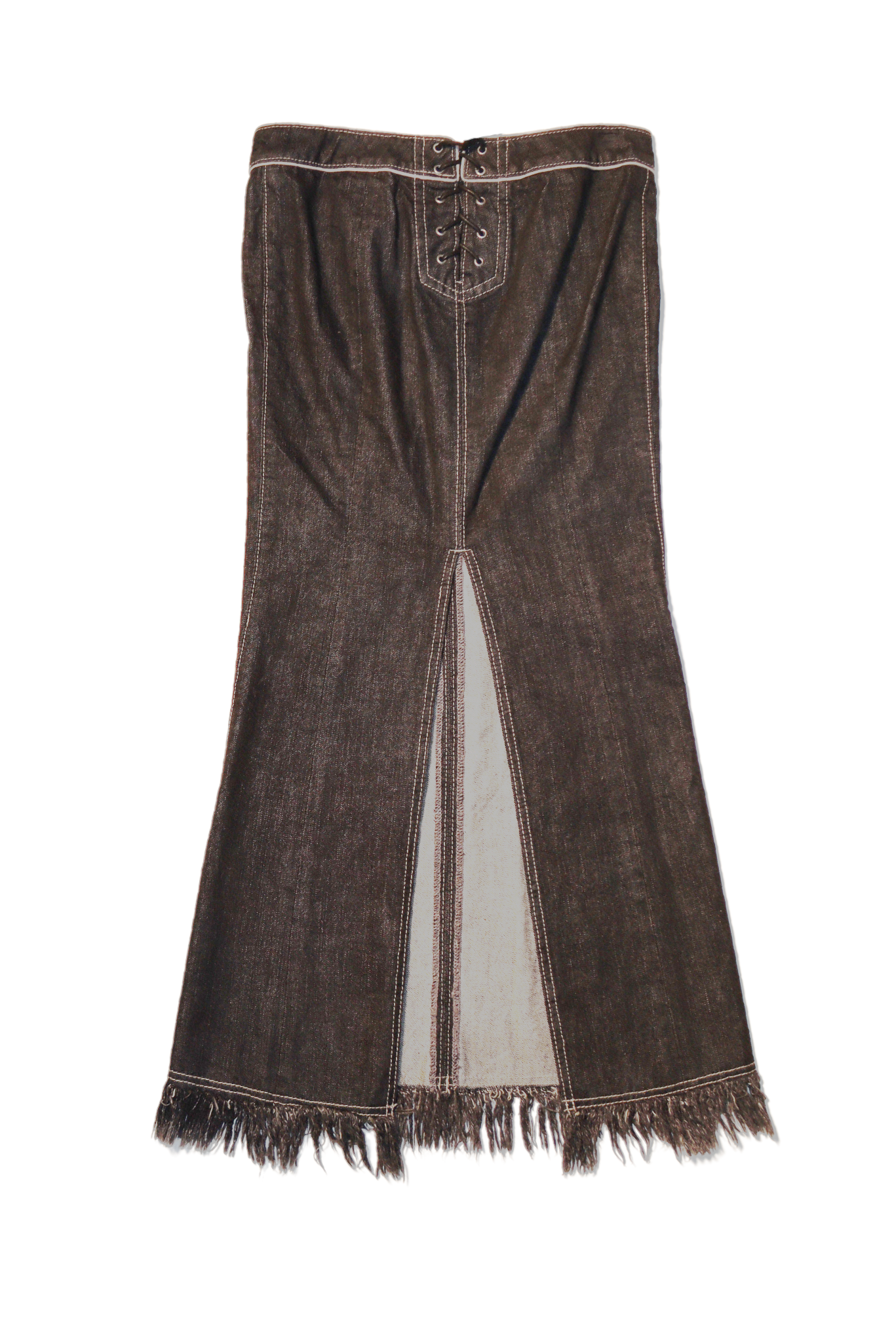 Jean Paul Gaultier Sailor Button Skirt with Lacing