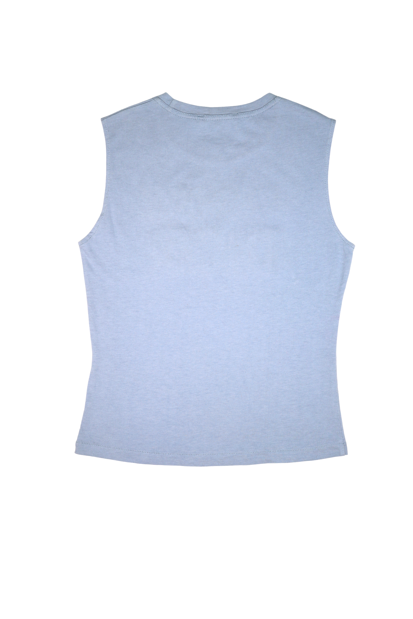 Vintage Christian Dior 2003 J'ADORE Dior Stitch Powder Blue Tank Top