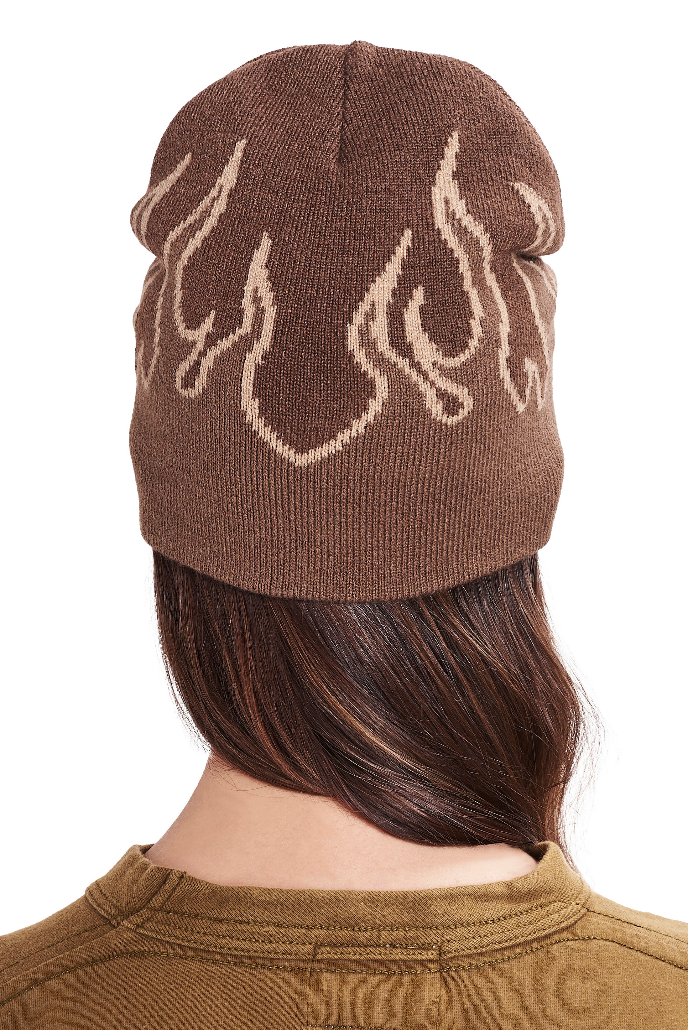 Garden Jacquard Flame Beanie