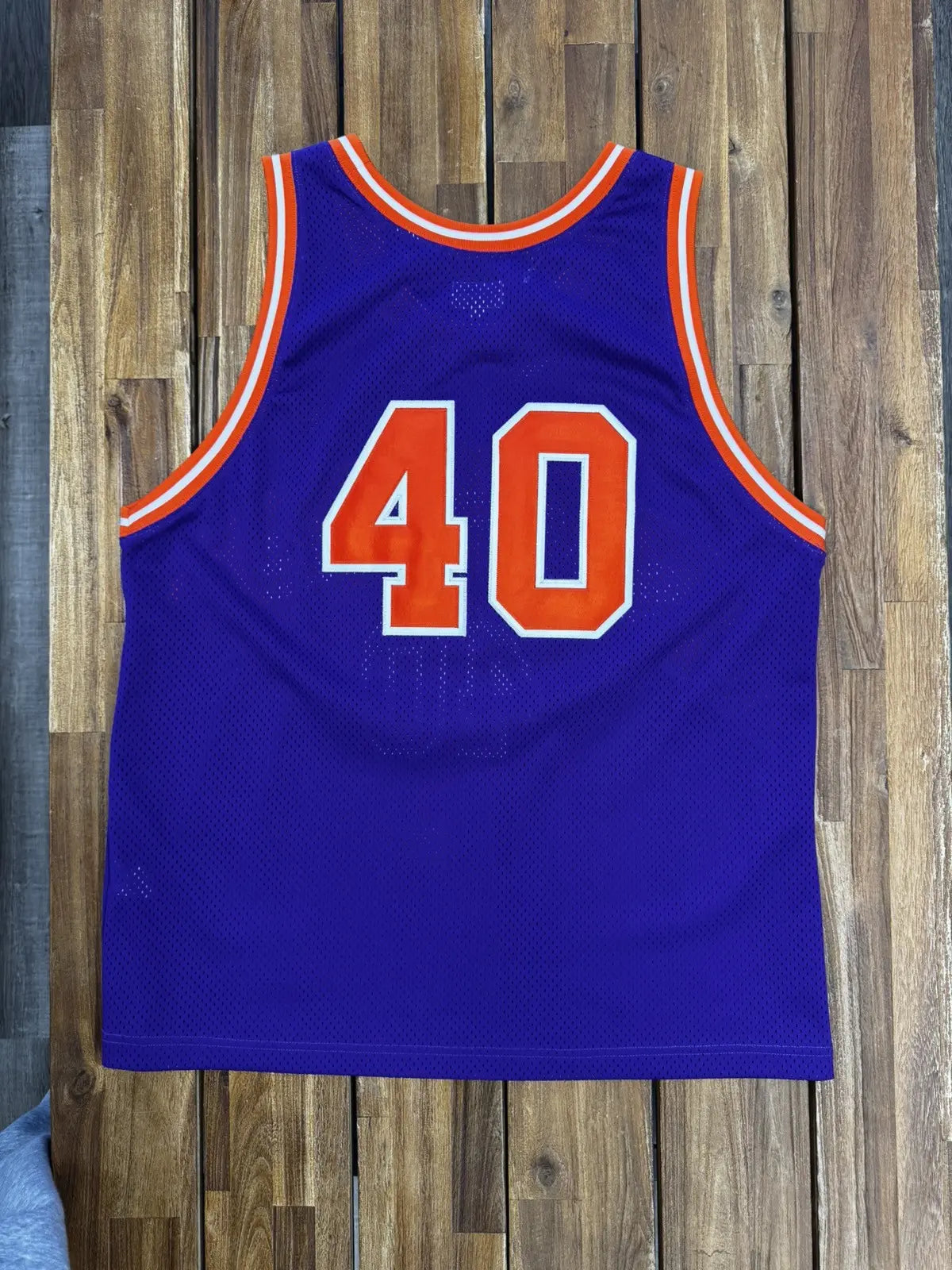 SS17 SUPREME  Purple/Orange Basketball Jersey