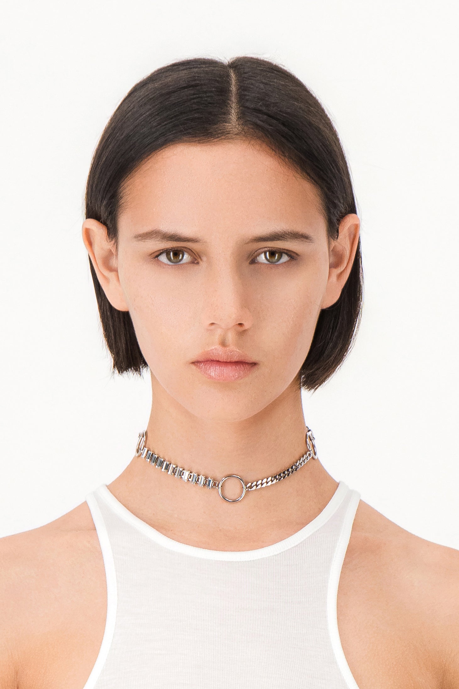 Justine Clenquet Chloe Crystal Choker