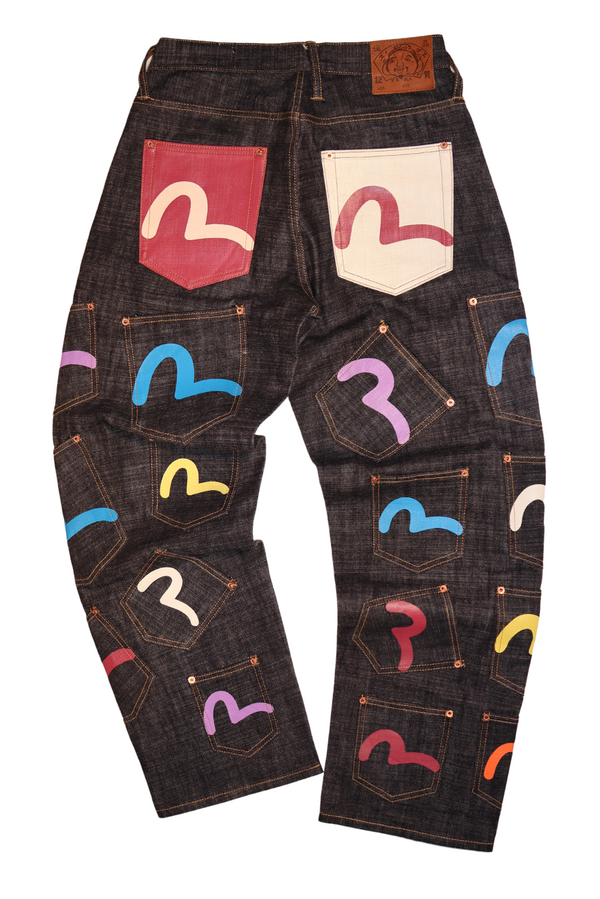 Evisu Archival Multi-Color Pocket Denim Jeans