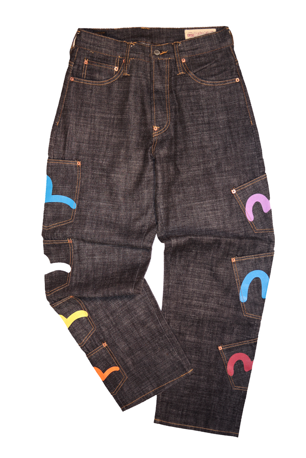 Evisu Archival Multi-Color Pocket Denim Jeans
