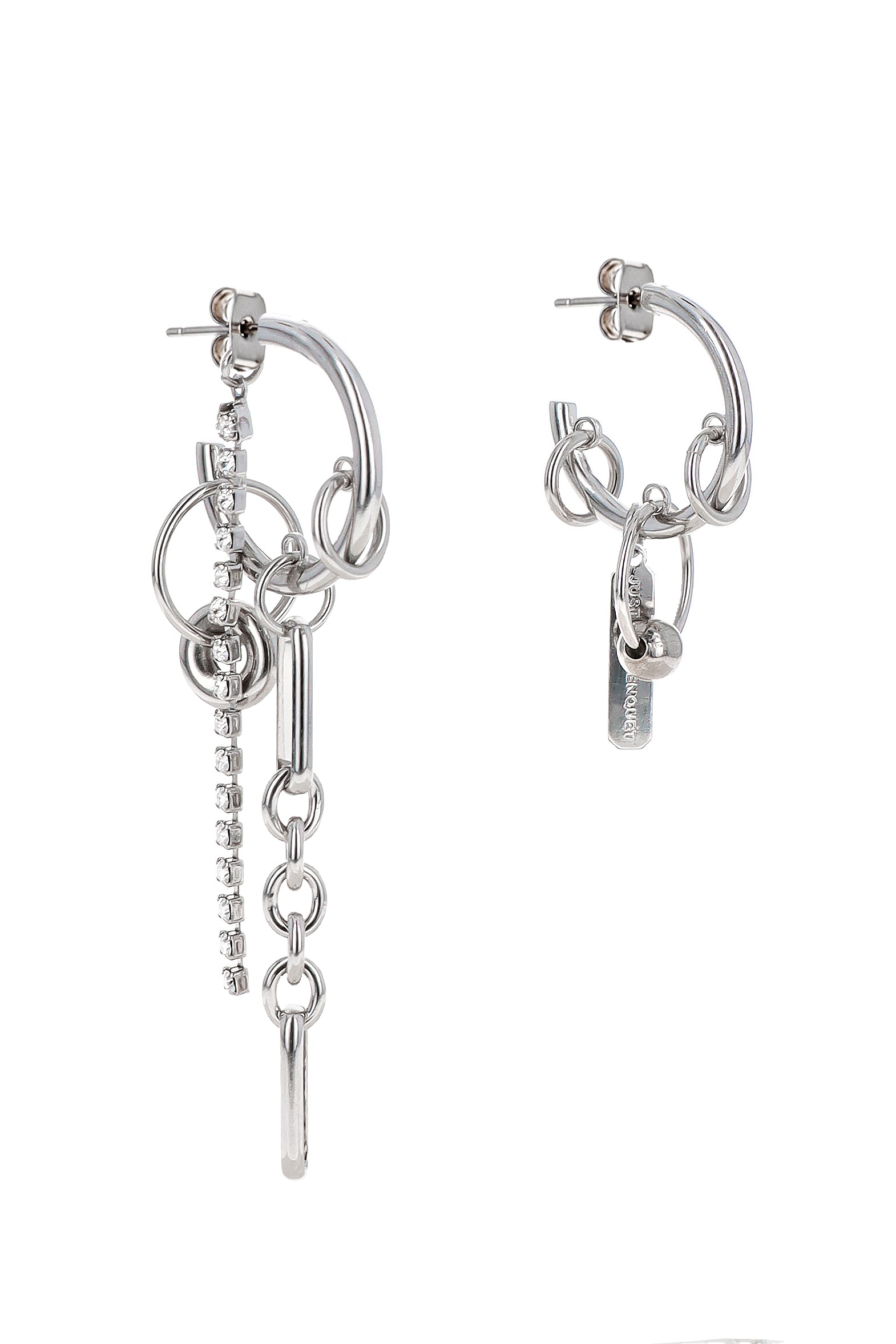 Justine Clenquet Iris Crystal Earrings