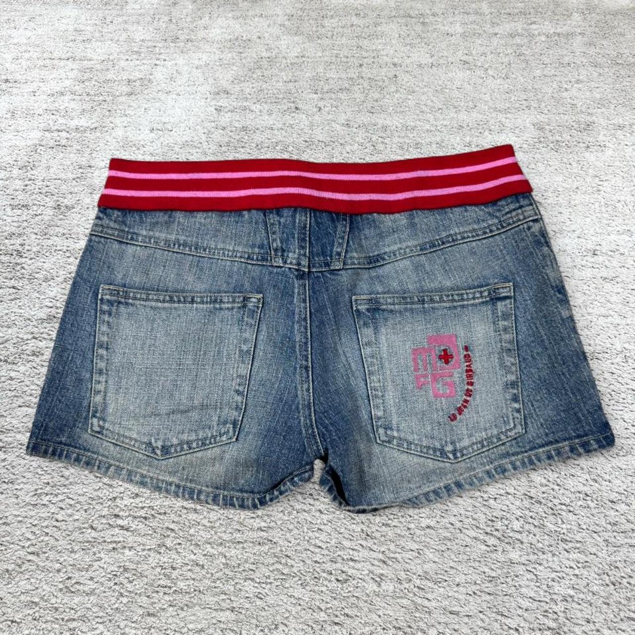 Vintage Marithé François Girbaud Denim Mini Shorts