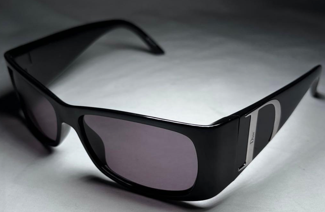 Christian Dior D Vintage Oversized Shield Sunglasses