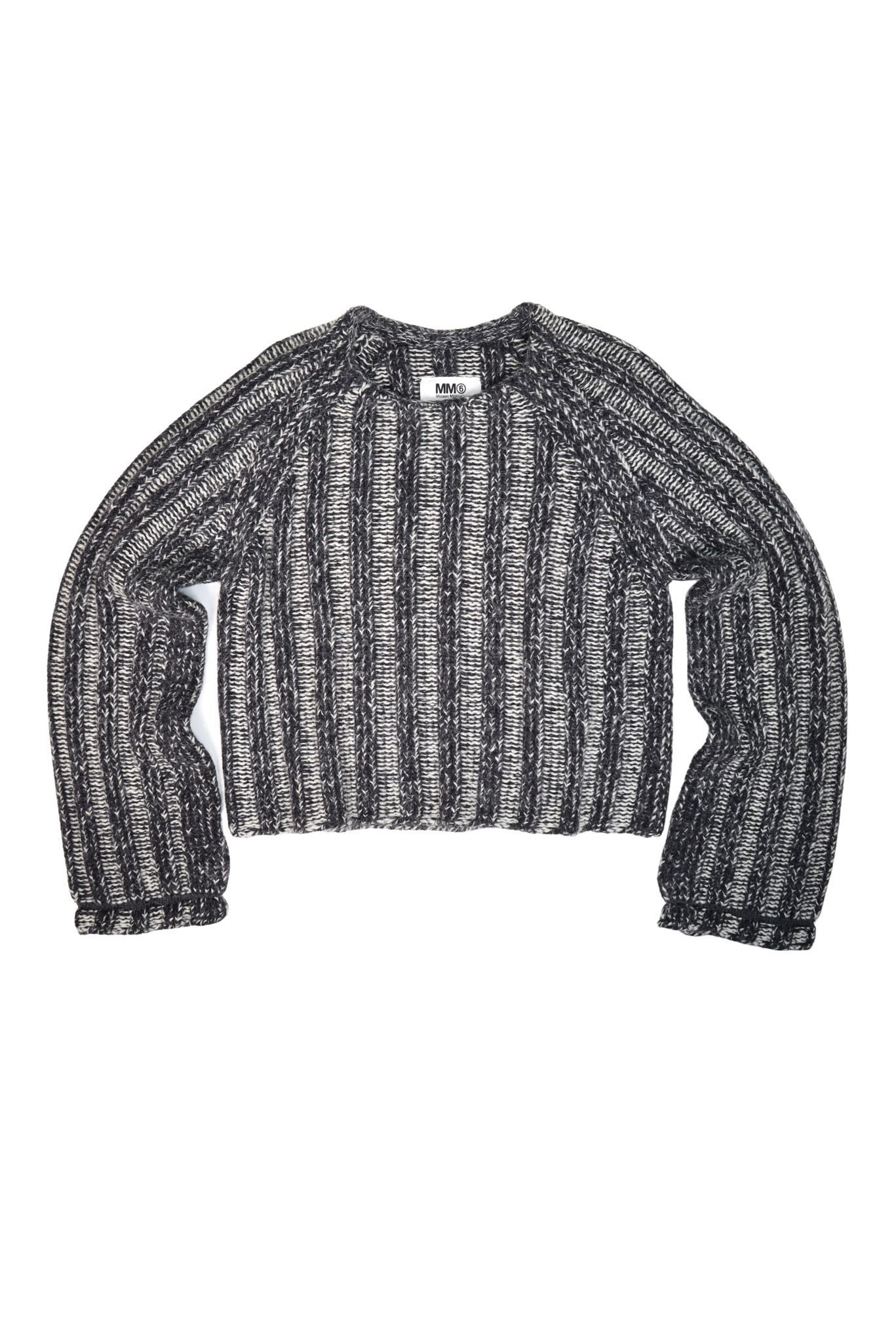 Maison Margiela MM6 Ribbed Wool Knit Sweater