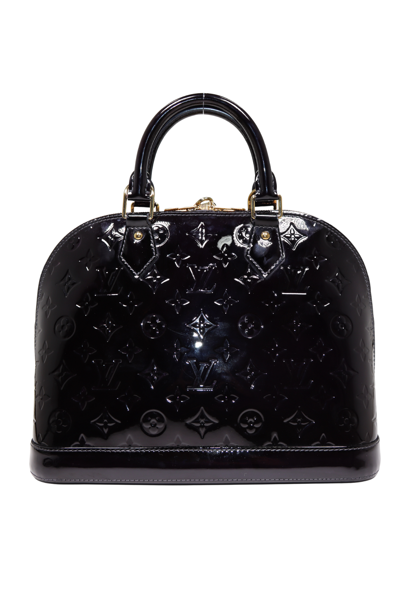 Louis Vuitton 2012 Monogrammed Monogram Vernis Alma PM Bag