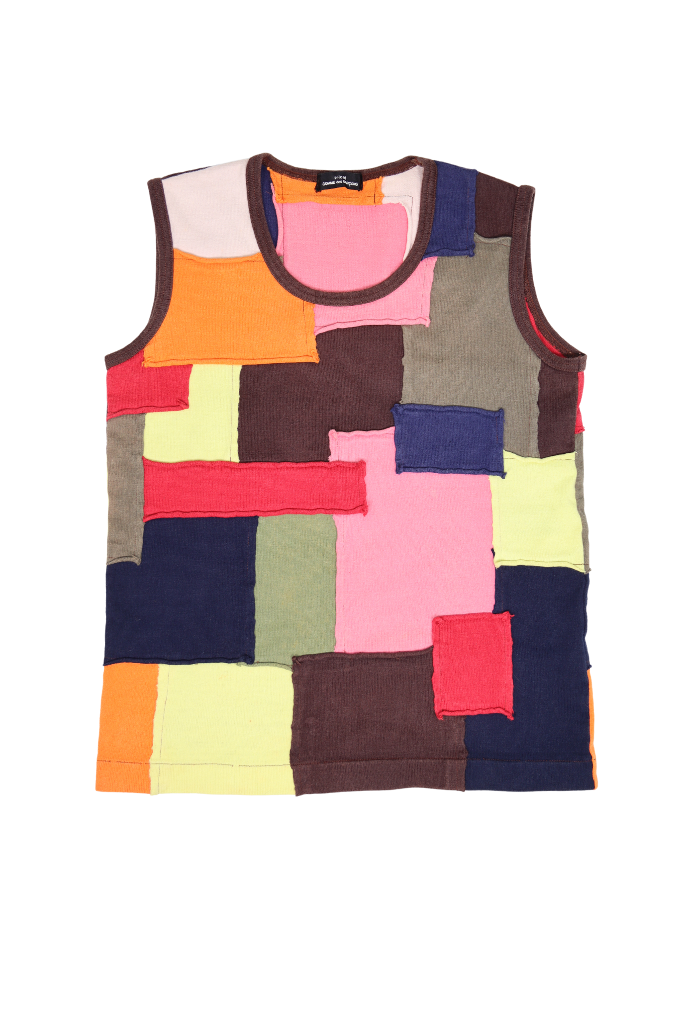 Vintage Comme Des Garçons Tricot Patchwork Tank