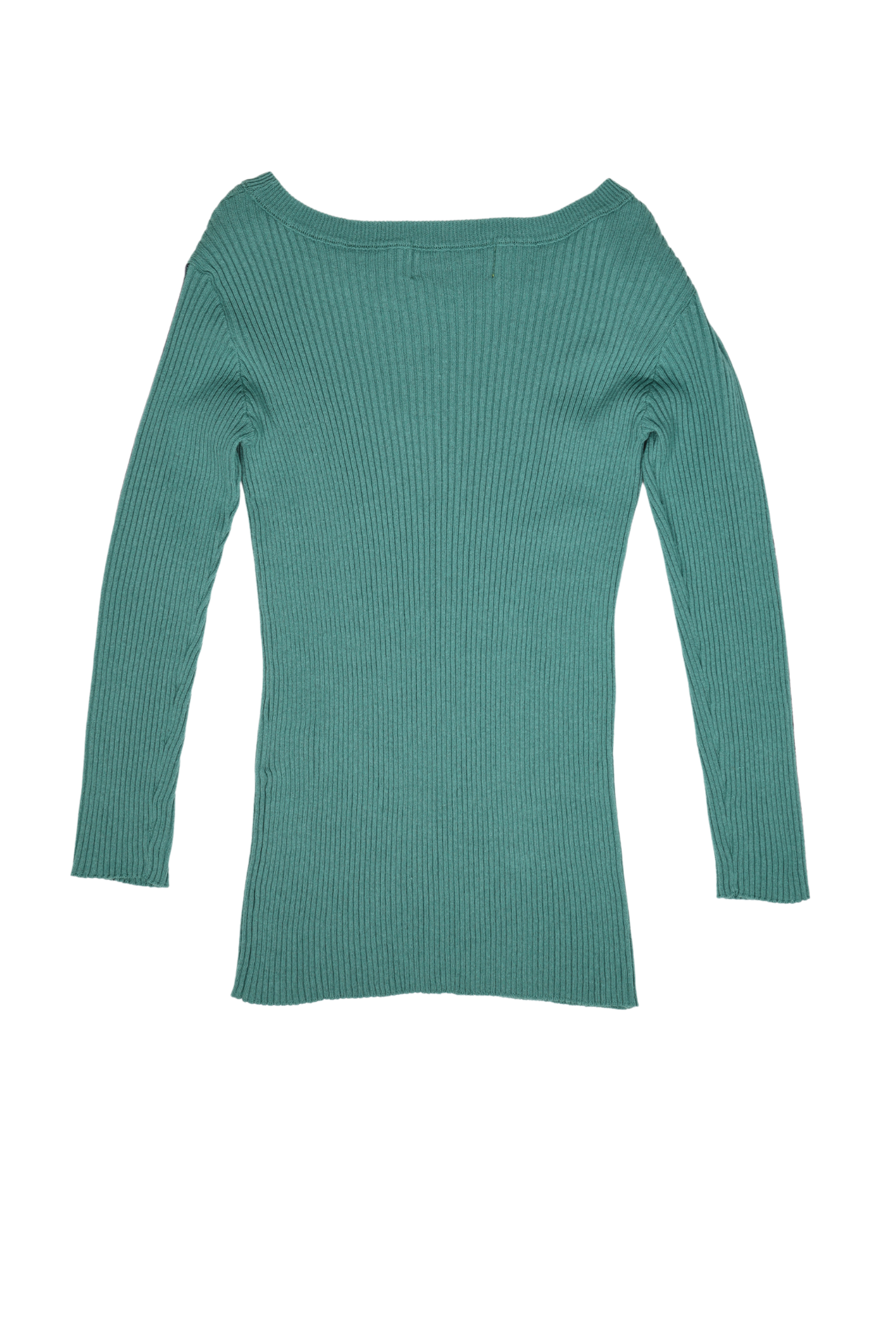 Hysteric Glamour Star Logo Aqua Ribbed Top